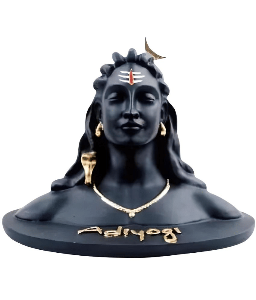 Khushi Enterprises Polyresin Lord Shiva Idol ( 16 cm )