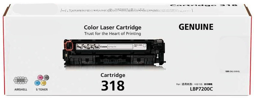     			ID CARTRIDGE 318 Black Single Cartridge for For Use imageCLASS LBP7680Cx ,LBP7200Cdn