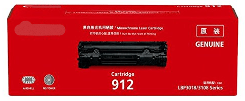     			ID CARTRIDGE 912 Black Single Cartridge for For Use LBP 3018, 3108
