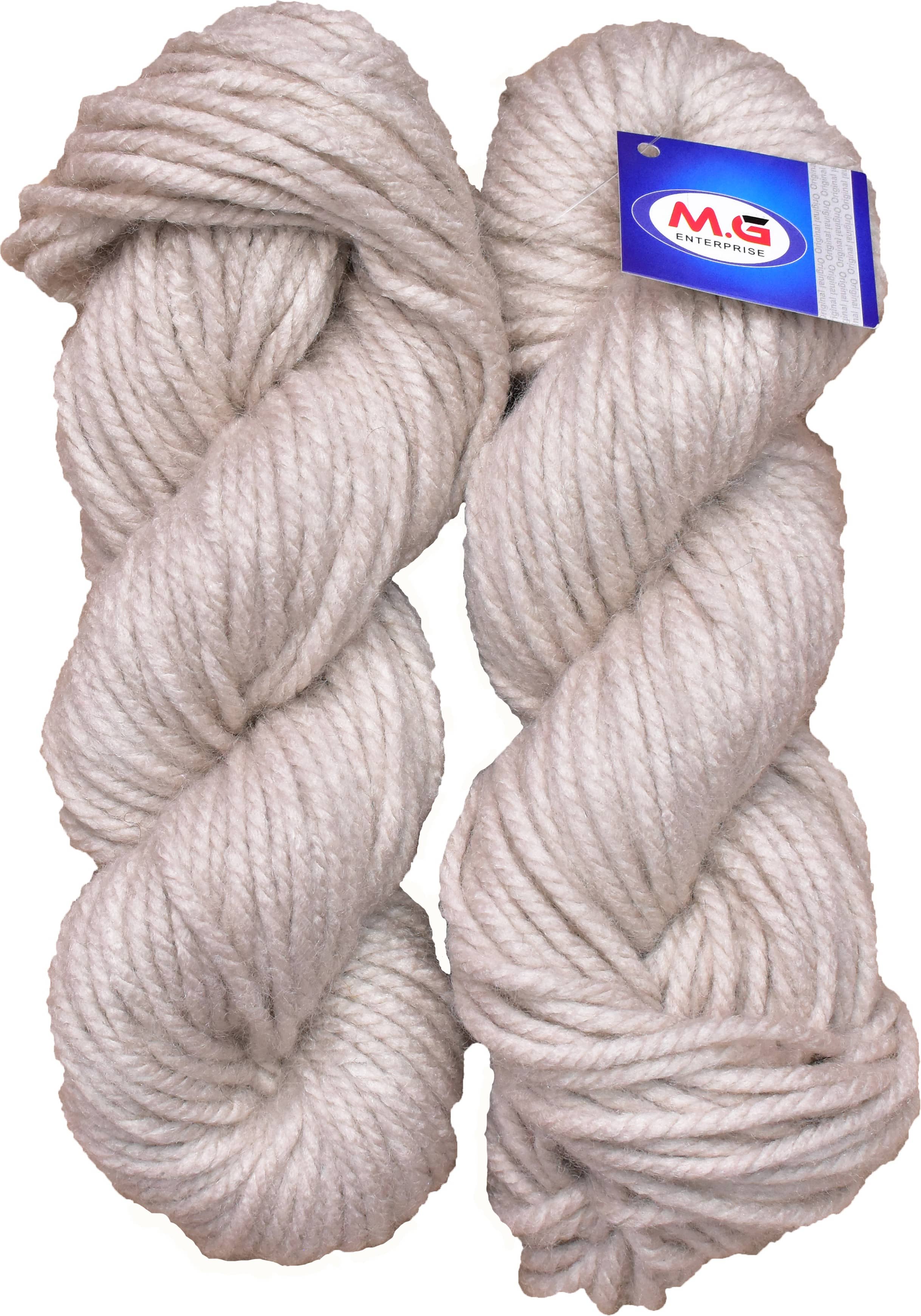 JP Light Skin (200 gm) Knitting Yarn Thick Chunky Wool Hank Hand knitting wool / Art Craft soft fingering crochet hook yarn, needle knitting yarn thread dyed.