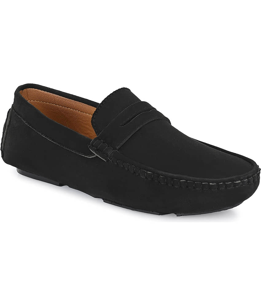 John Karsun Black Men's Penny - Formal Shoes | Buy online on ZillyBuy