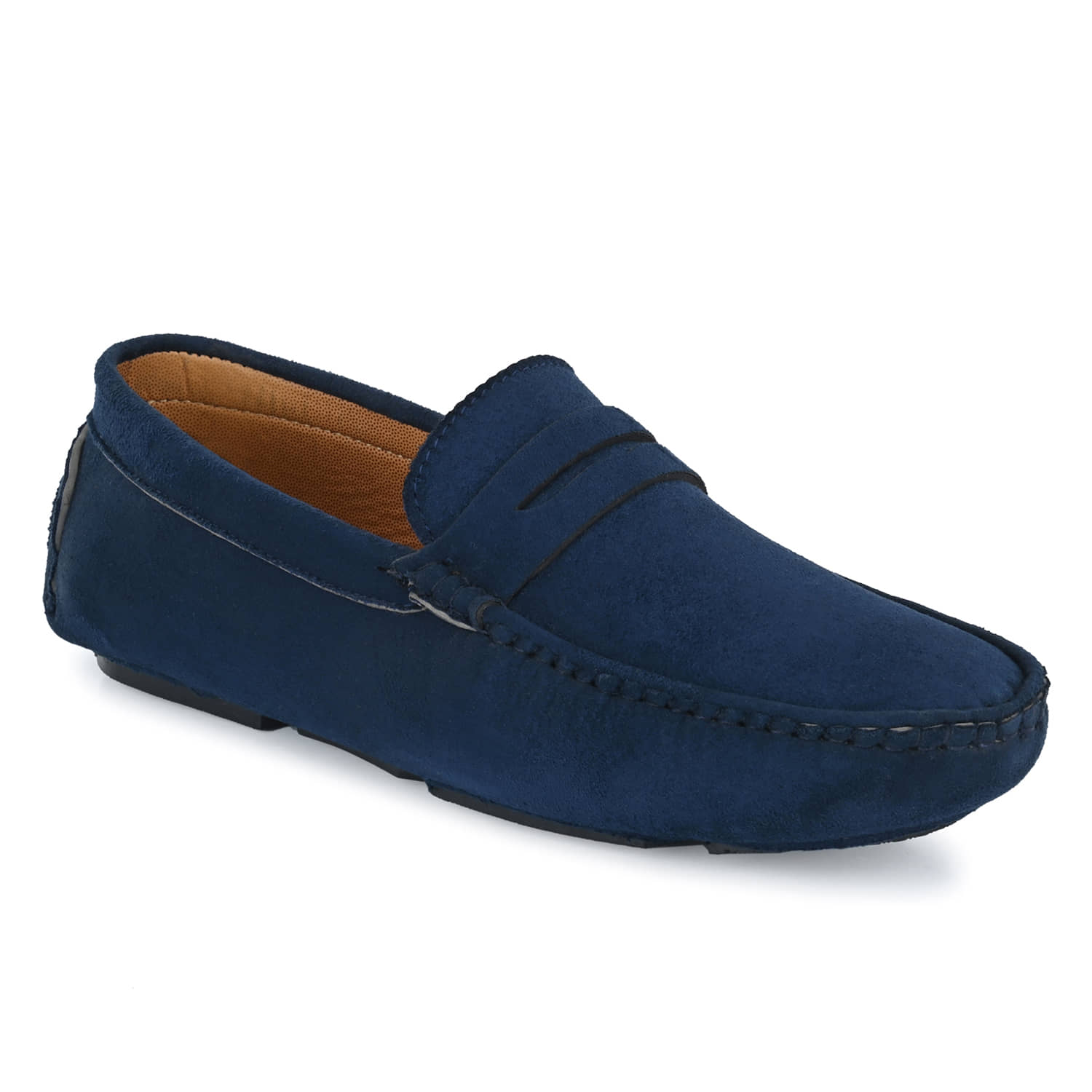 John Karsun Blue Men's Penny - Formal Shoes | Buy online on ZillyBuy