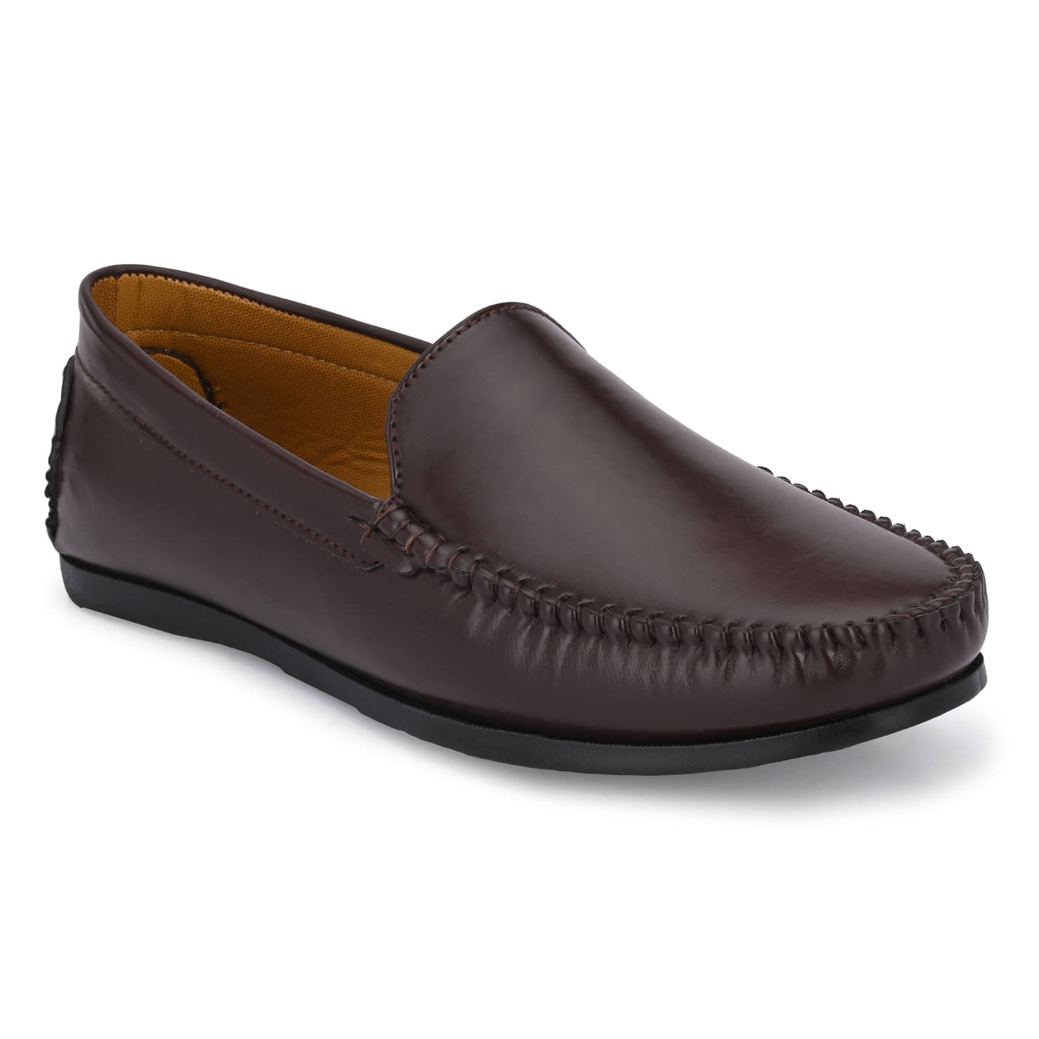 John Karsun Brown Men's Slip on - Formal Shoes | Buy online on ZillyBuy