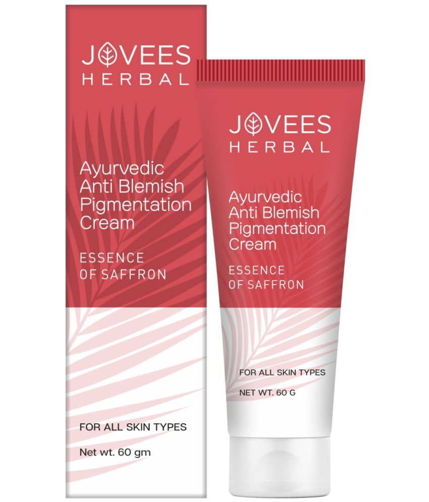 Jovees Herbal Anti Blemish Pigmentation Cream Reduces Blemishes For All Skin Types, 60gm (Pack of 1)