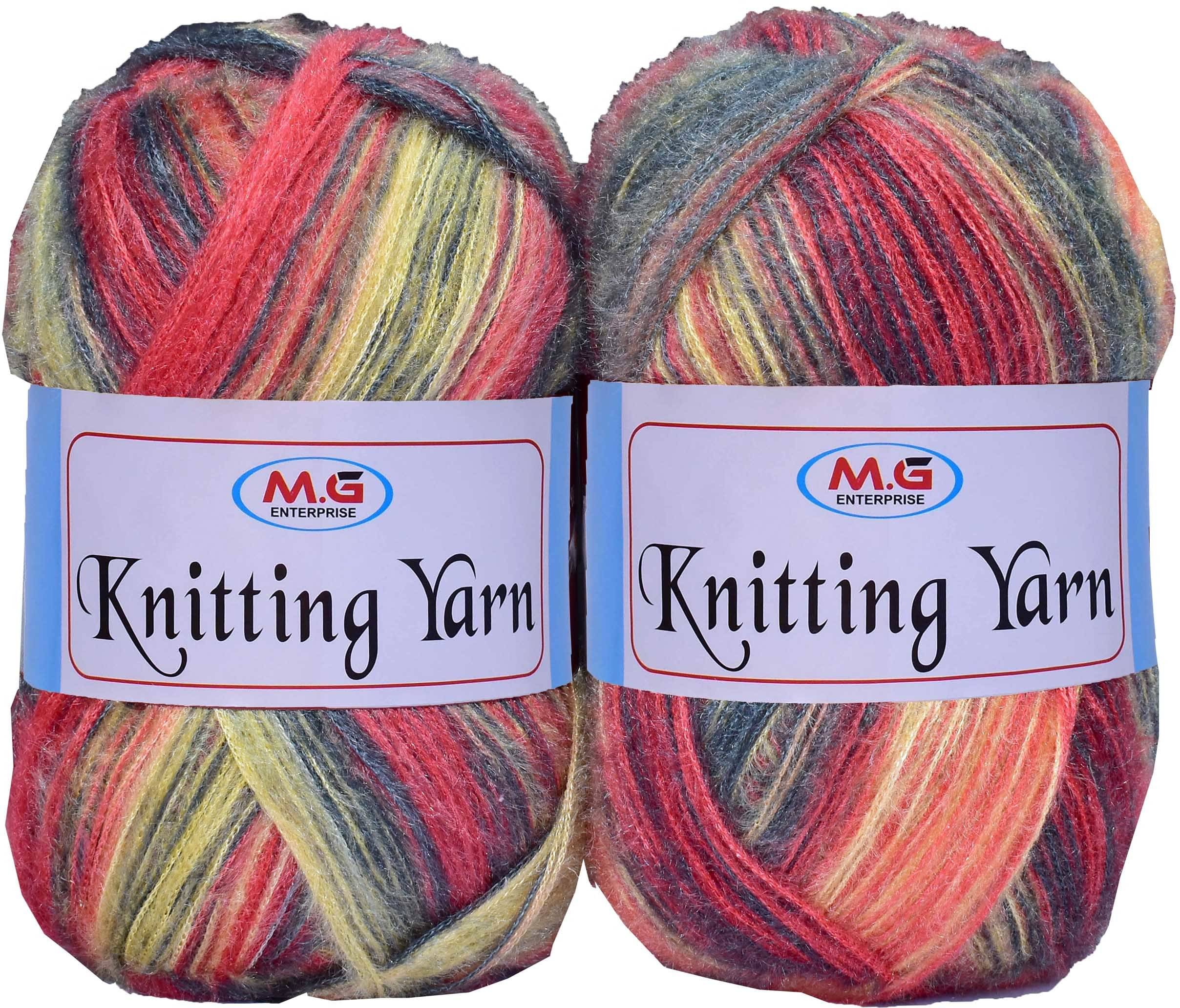     			Knitting Wool Yarn, Soft Fancy Feather Wool  Rowan Mix 200 gm- Art-ACFC