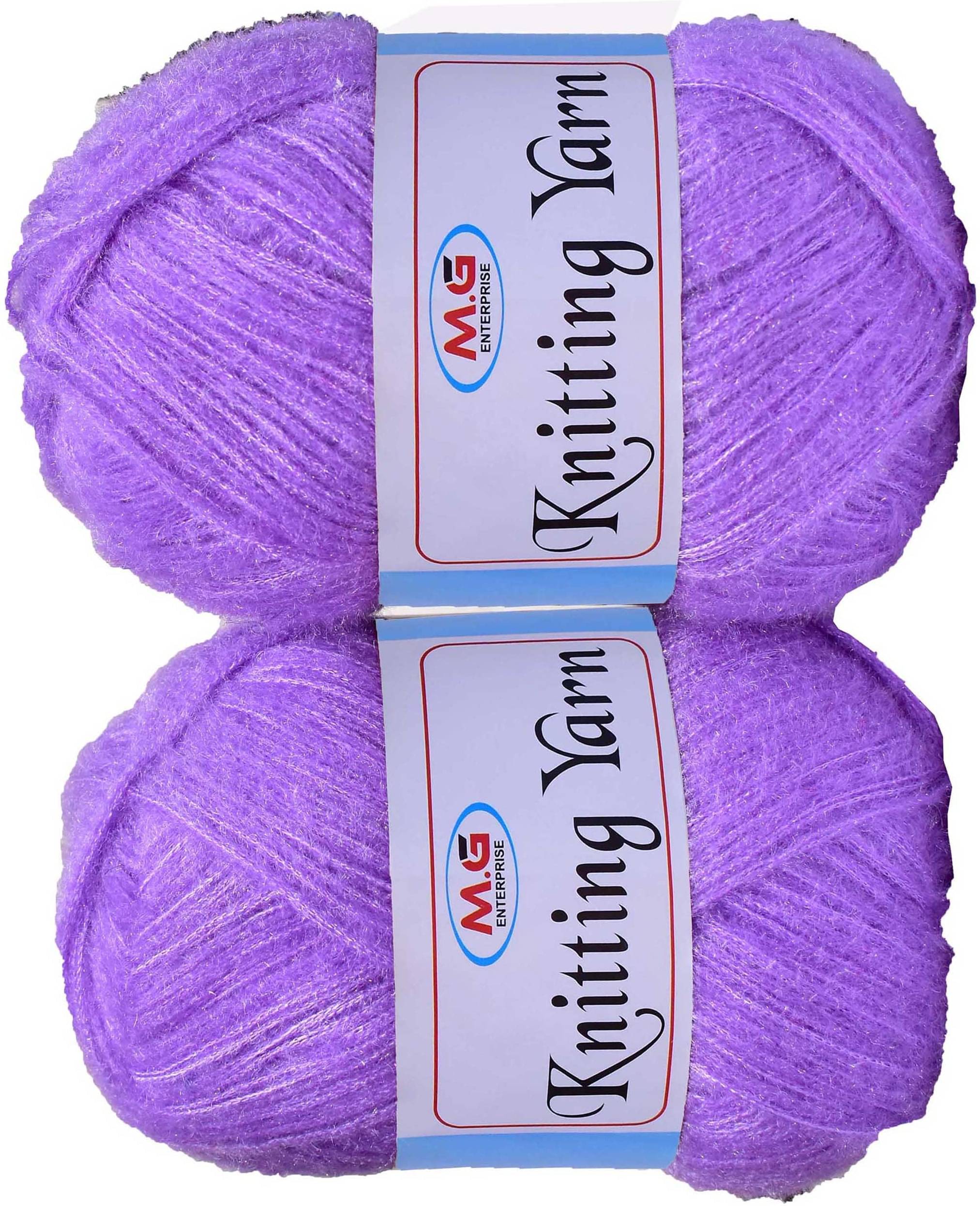     			Knitting Wool Yarn, Soft Fancy Feather Wool  Iris 300 gm- Art-HFH