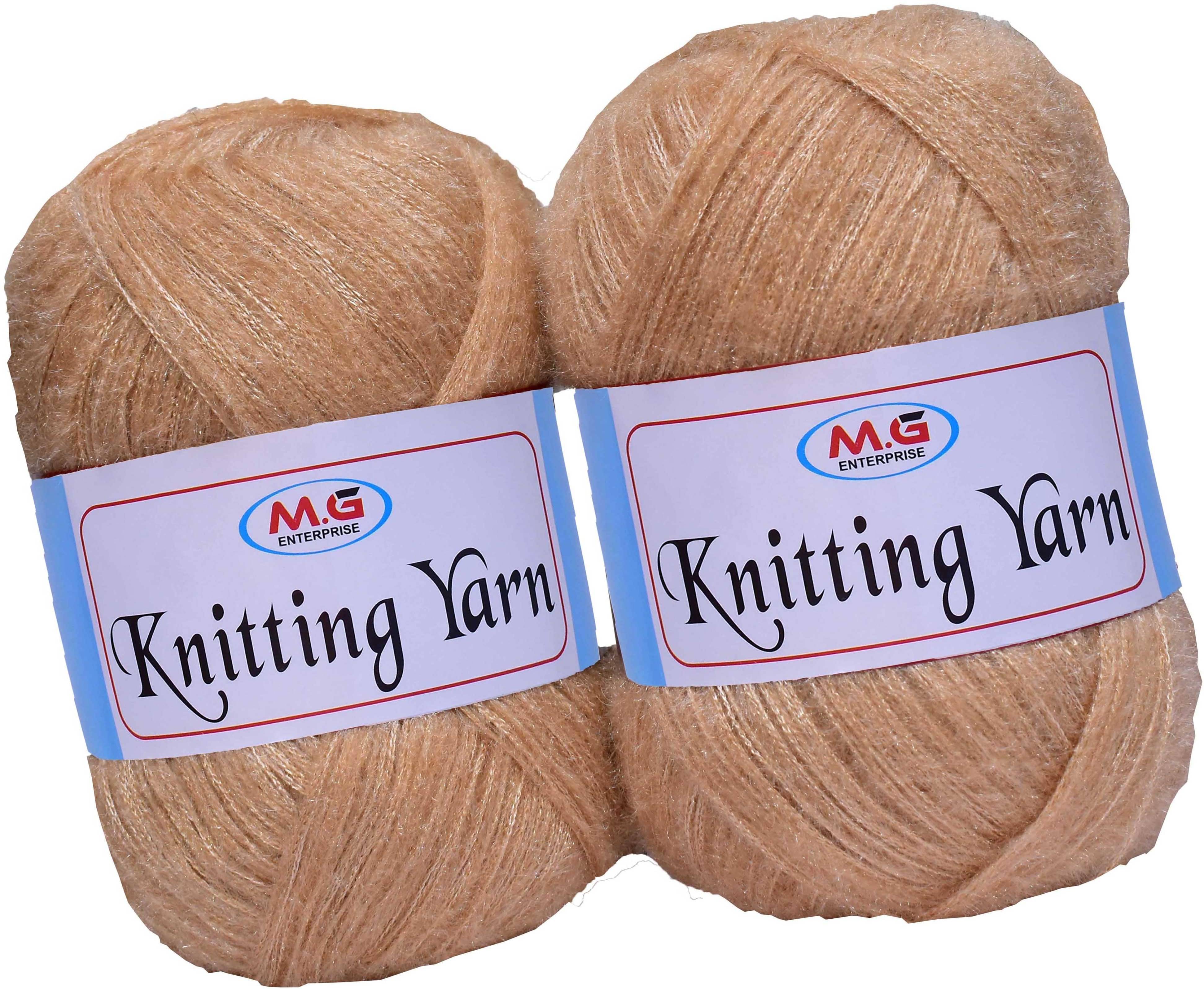     			Knitting Wool Yarn, Soft Fancy Feather Wool  SKin 500 gm- Art-HDH