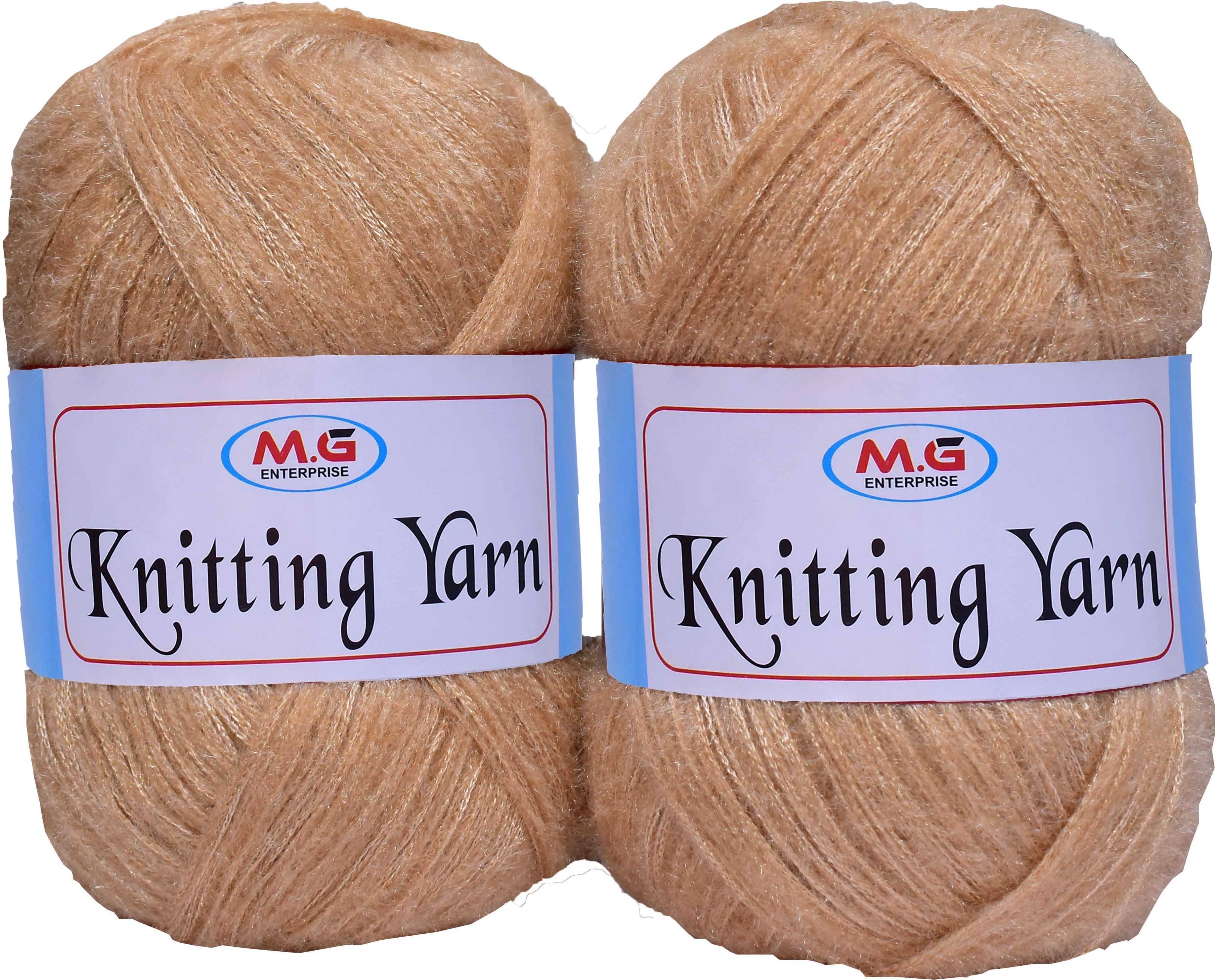     			Knitting Wool Yarn, Soft Fancy Feather Wool  SKin 200 gm- Art-HDH