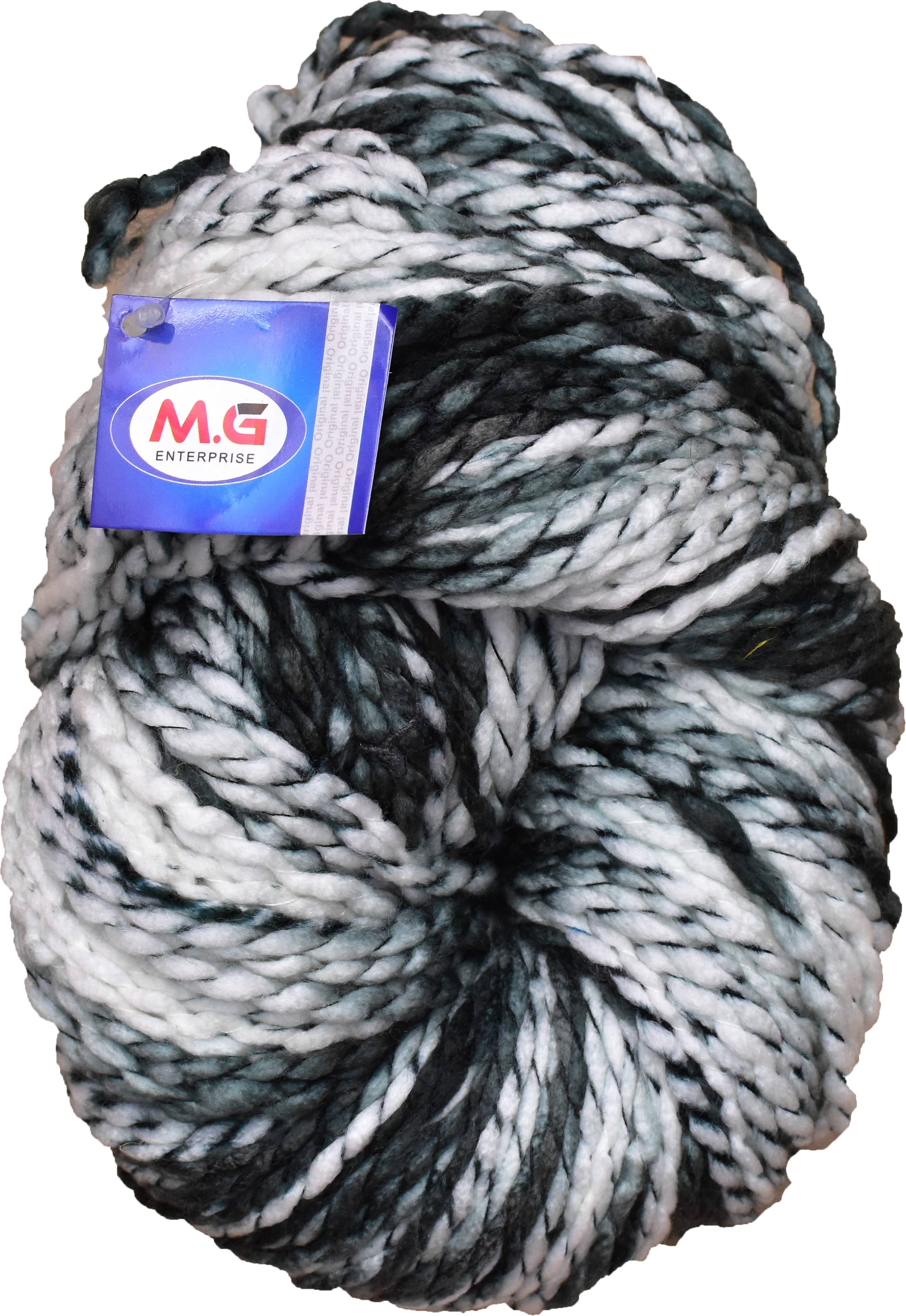 Knitting Yarn Sumo Knitting Yarn Thick Chunky Wool, Extra Soft Thick Grey  200 gm  Best Used with Knitting Needles, Crochet Needles Wool Yarn for Knitting.