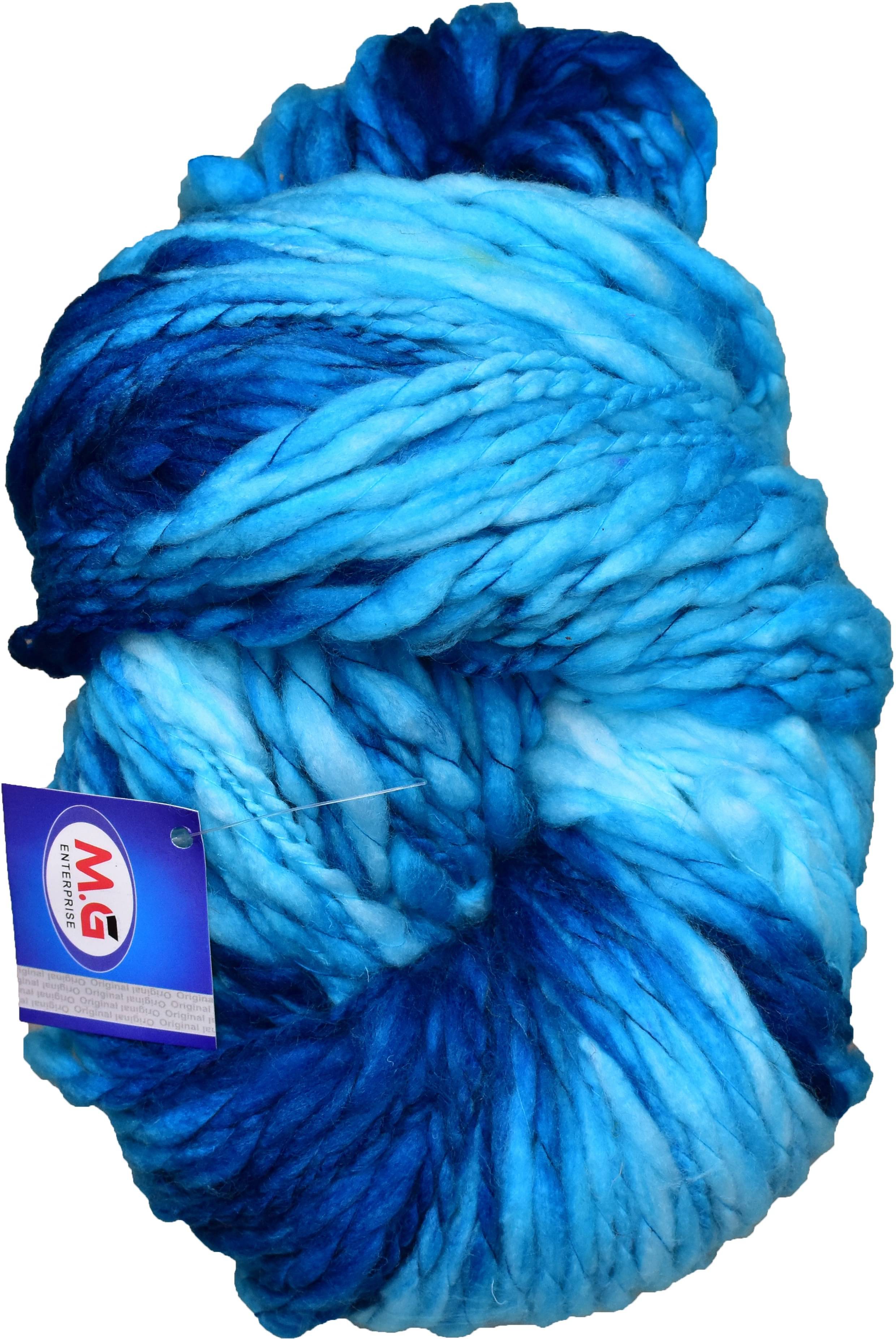     			Knitting Yarn Sumo Knitting Yarn Thick Chunky Wool, Extra Soft Thick Blue 200 gm  Best Used with Knitting Needles, Crochet Needles Wool Yarn for Knitting.