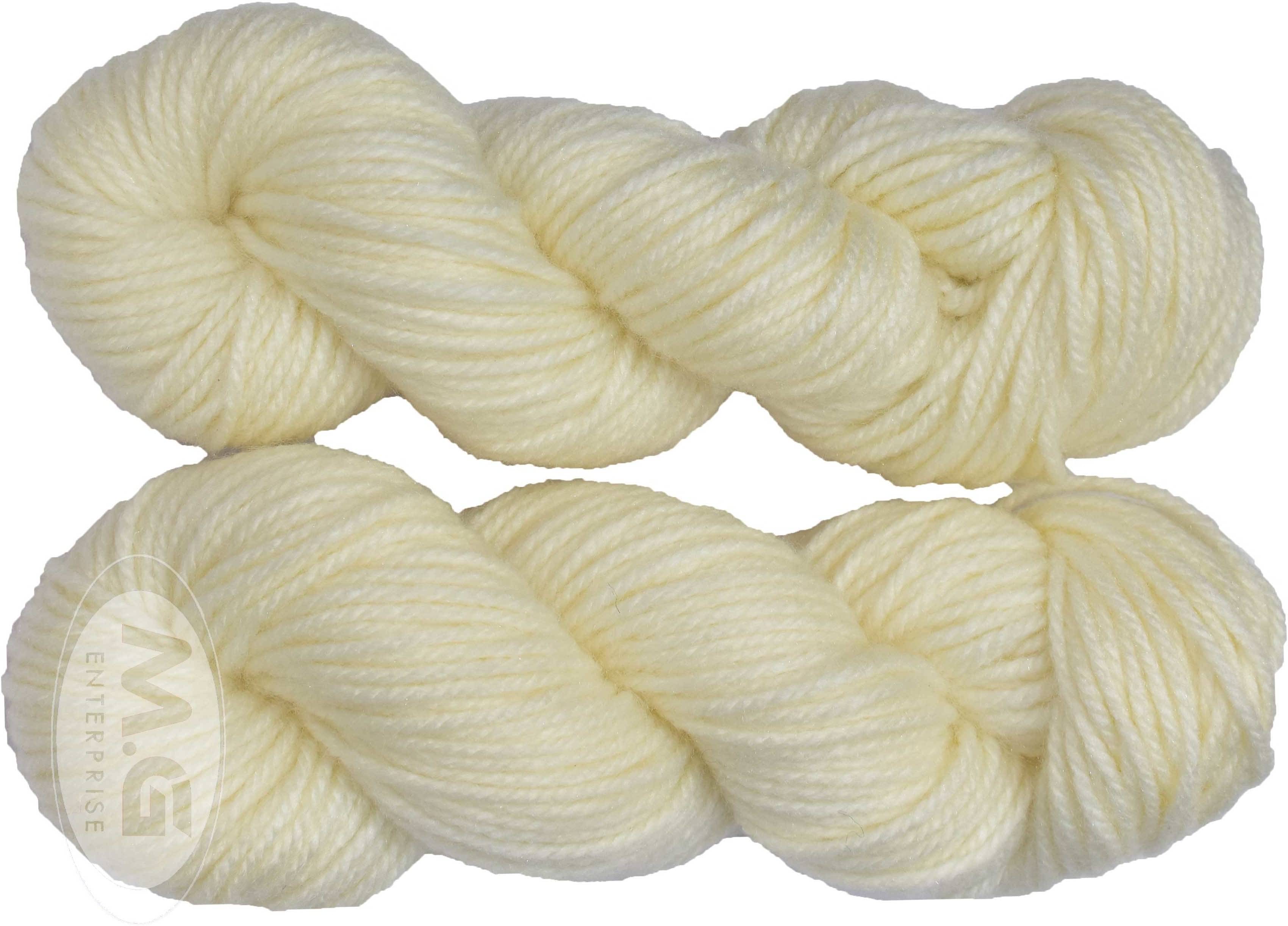     			Knitting Yarn Thick Chunky Wool, Varsha Cream 200 gm  Best Used with Knitting Needles, Crochet Needles Wool Yarn for Knitting. By Oswal H IG