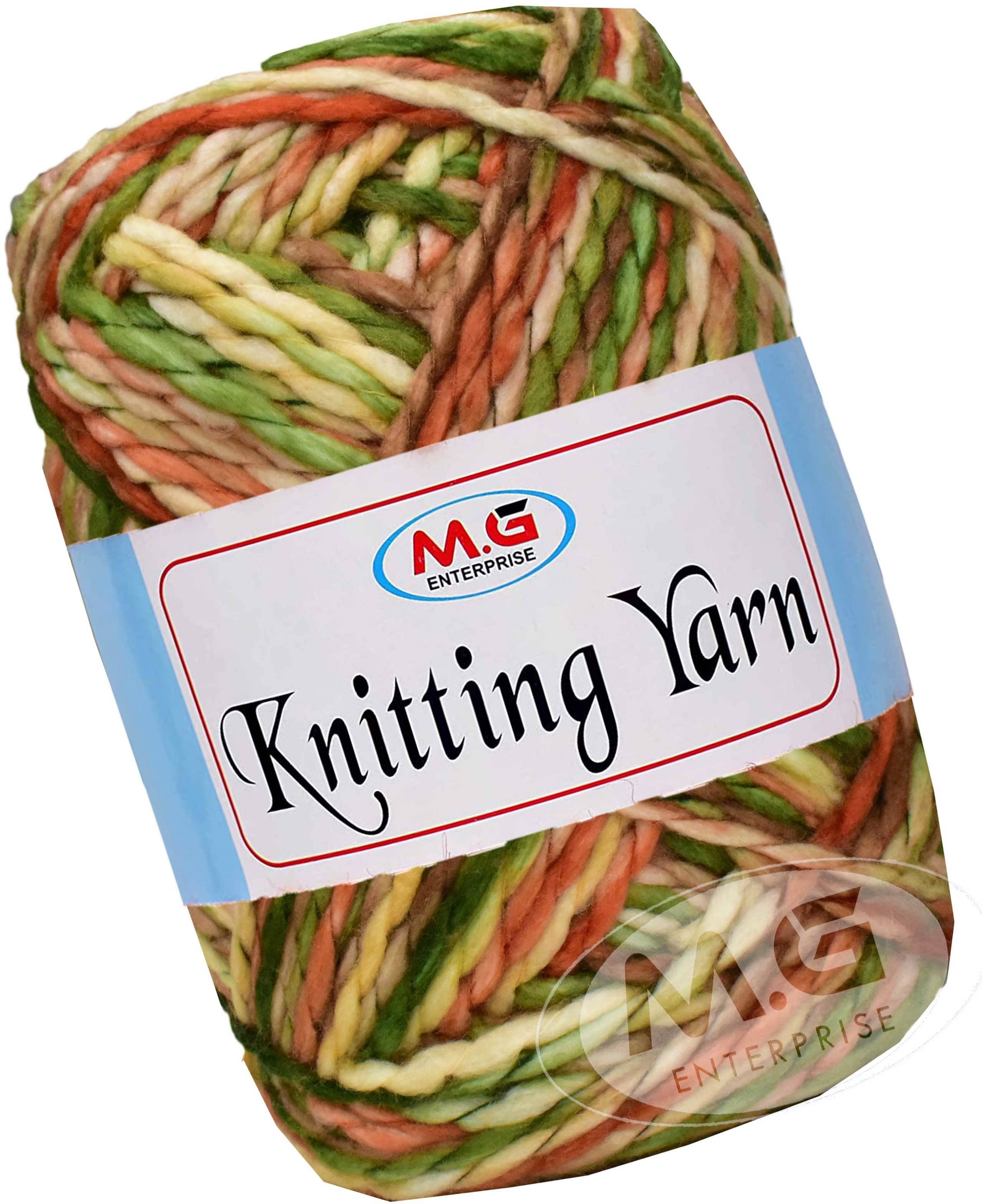     			Knitting Yarn Thick Chunky Wool, Sumo  Army 400 gms- Art-HAH