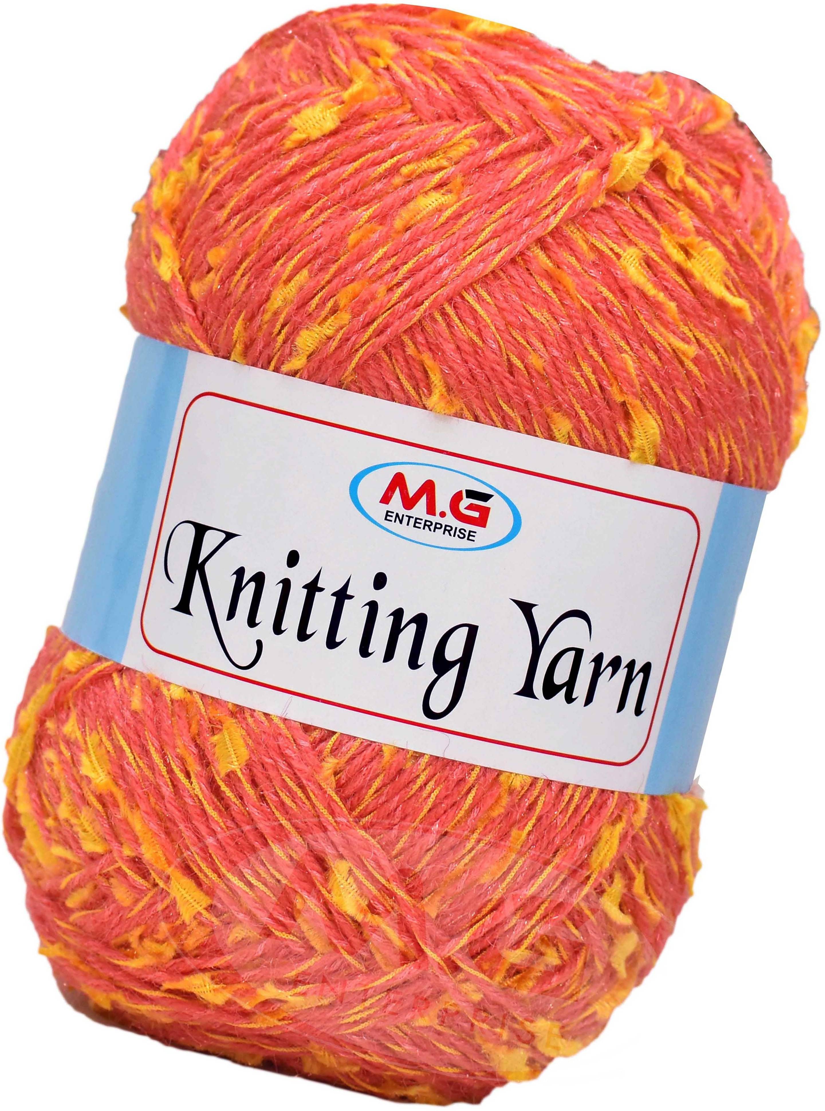     			Knitting Yarn Thick Chunky Wool  Gajri mix 400 gm Knitting Needles. Art-HIF