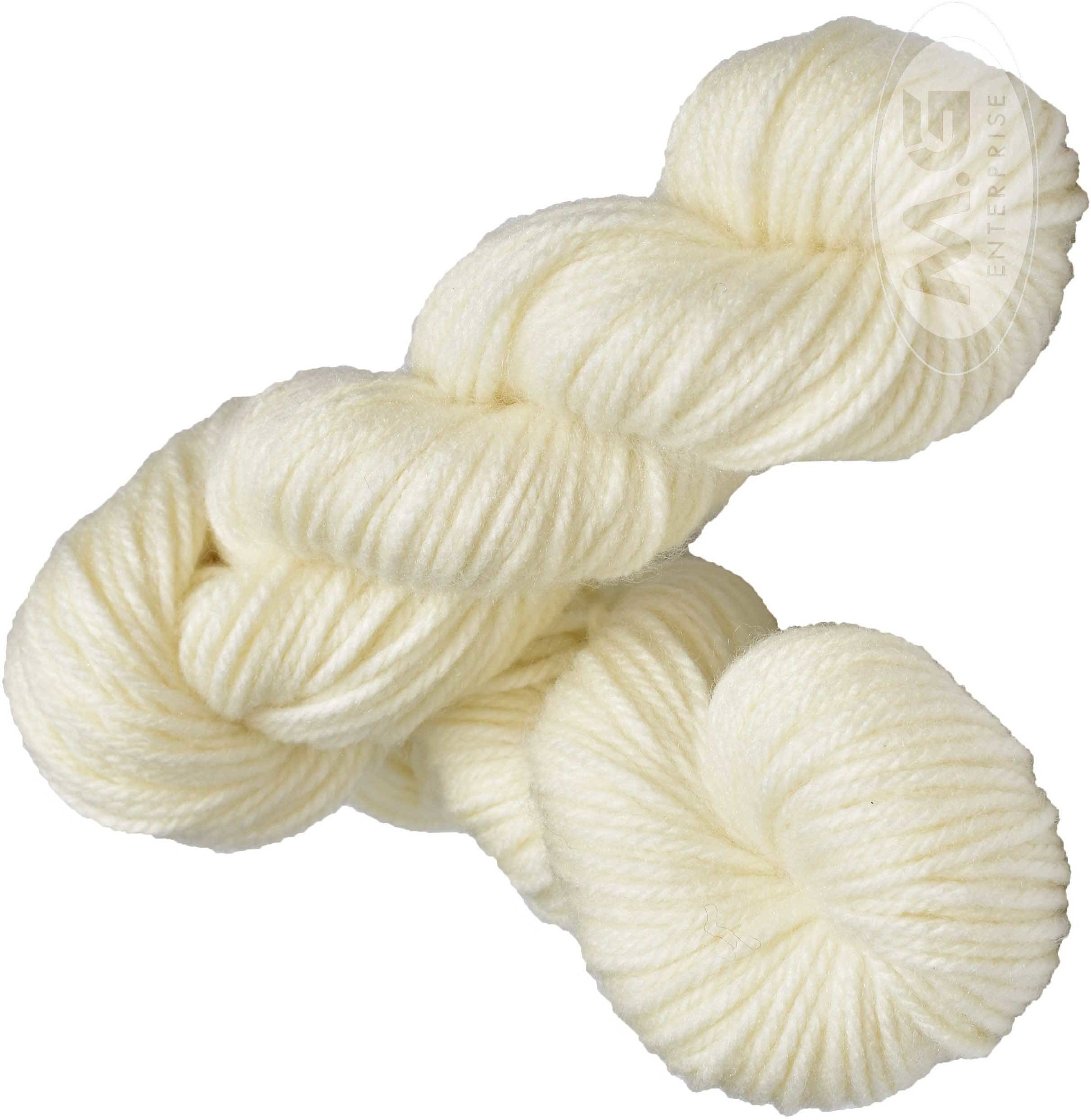     			Knitting Yarn Thick Chunky Wool, Varsha Cream 400 gm  Best Used with Knitting Needles, Crochet Needles Wool Yarn for Knitting. By Oswal B CG