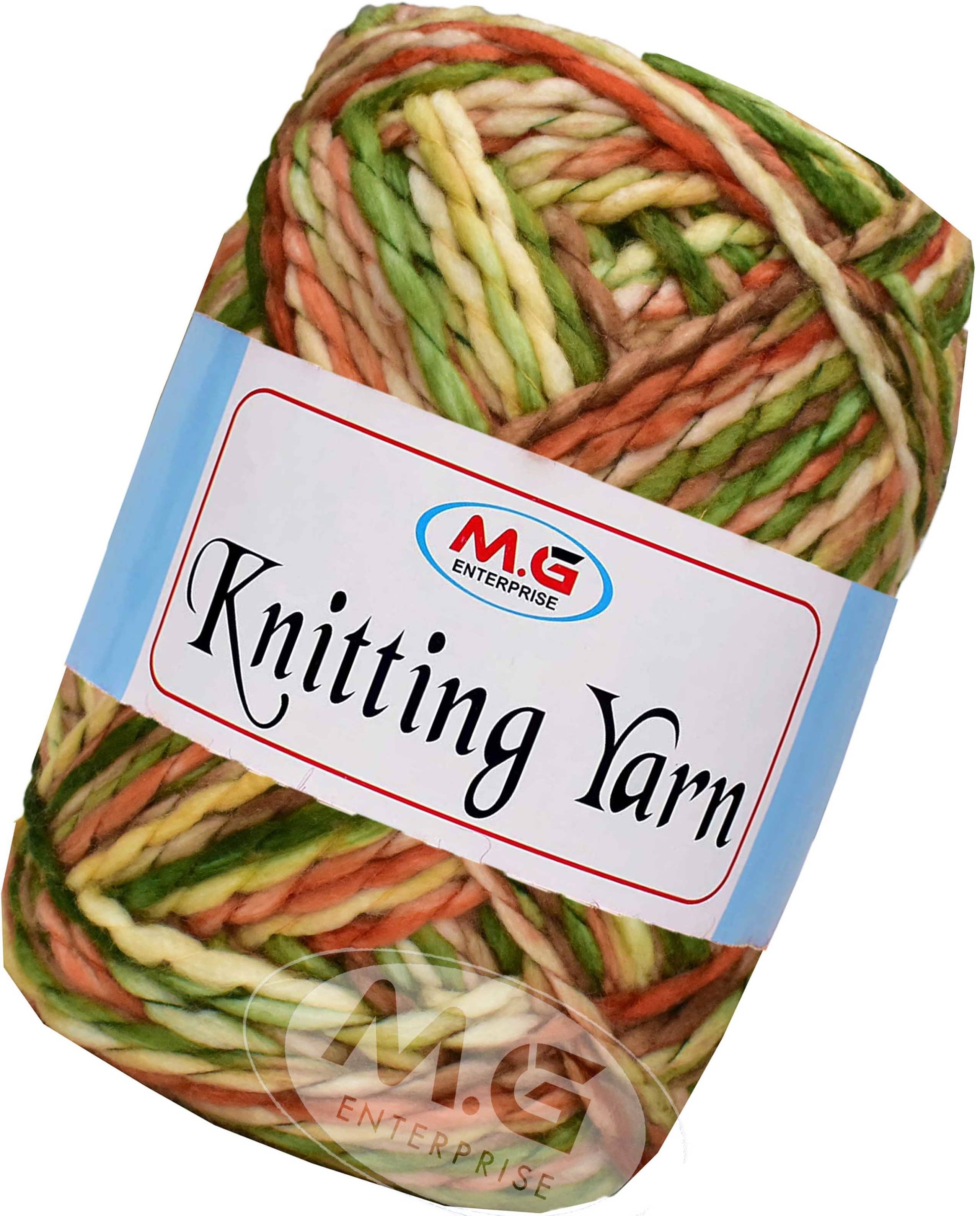     			Knitting Yarn Thick Chunky Wool, Sumo  Army 300 gms- Art-HAH