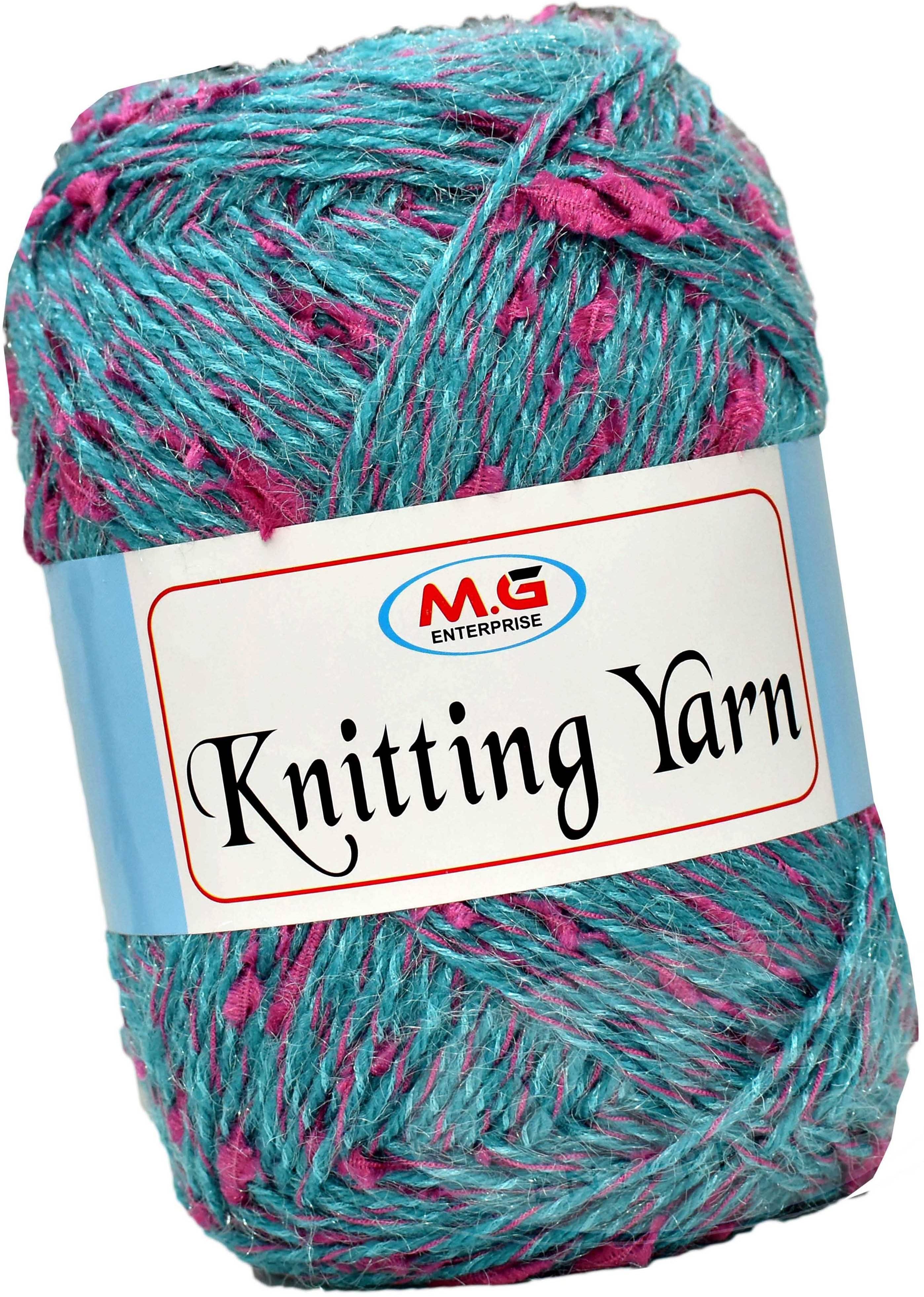     			Knitting Yarn Thick Chunky Wool  Teal 500 gm Knitting Needles. Art-IJD
