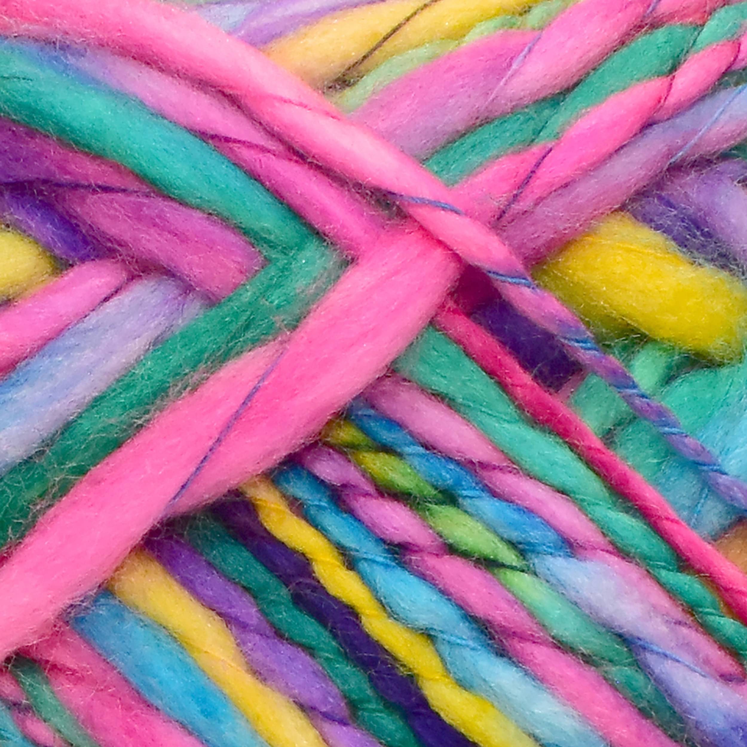     			Knitting Yarn Thick Chunky Wool, Sumo  Rainbow 300 gms- Art-HAG