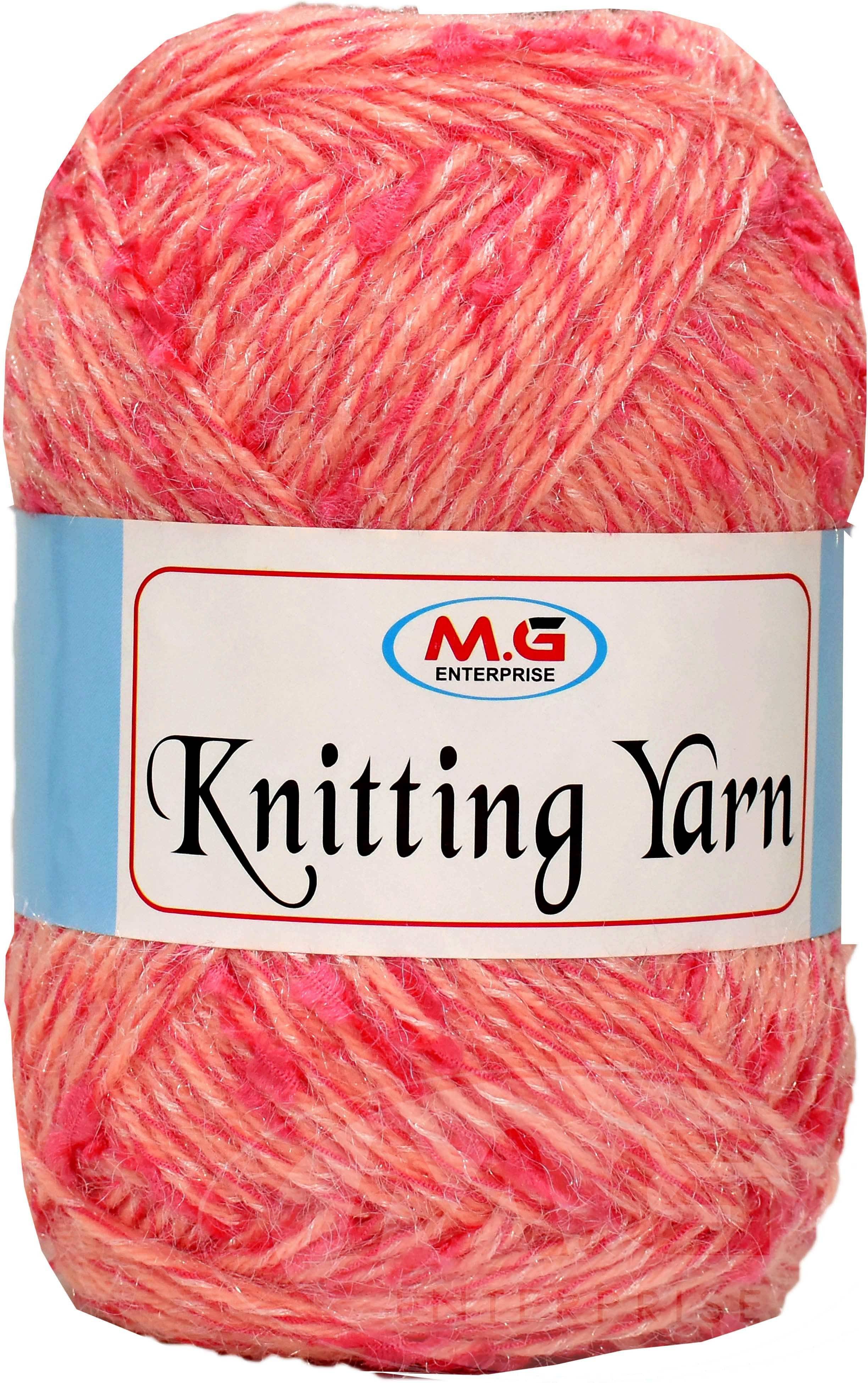     			Knitting Yarn Thick Chunky Wool  Berry 200 gm Knitting Needles. Art-HIB