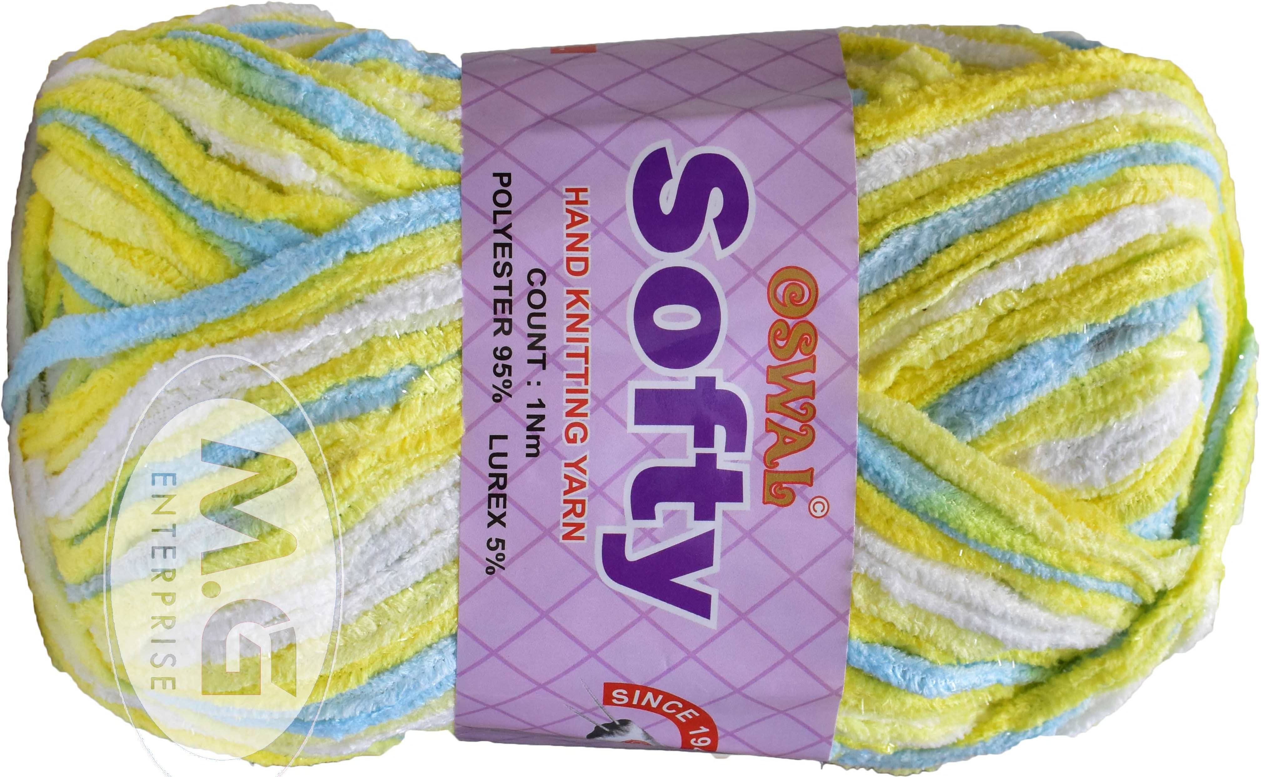    			Knitting Yarn Thick Chunky Wool, Softy Dafodil WL 150 gm  Best Used with Knitting Needles, Crochet Needles Wool Yarn for Knitting