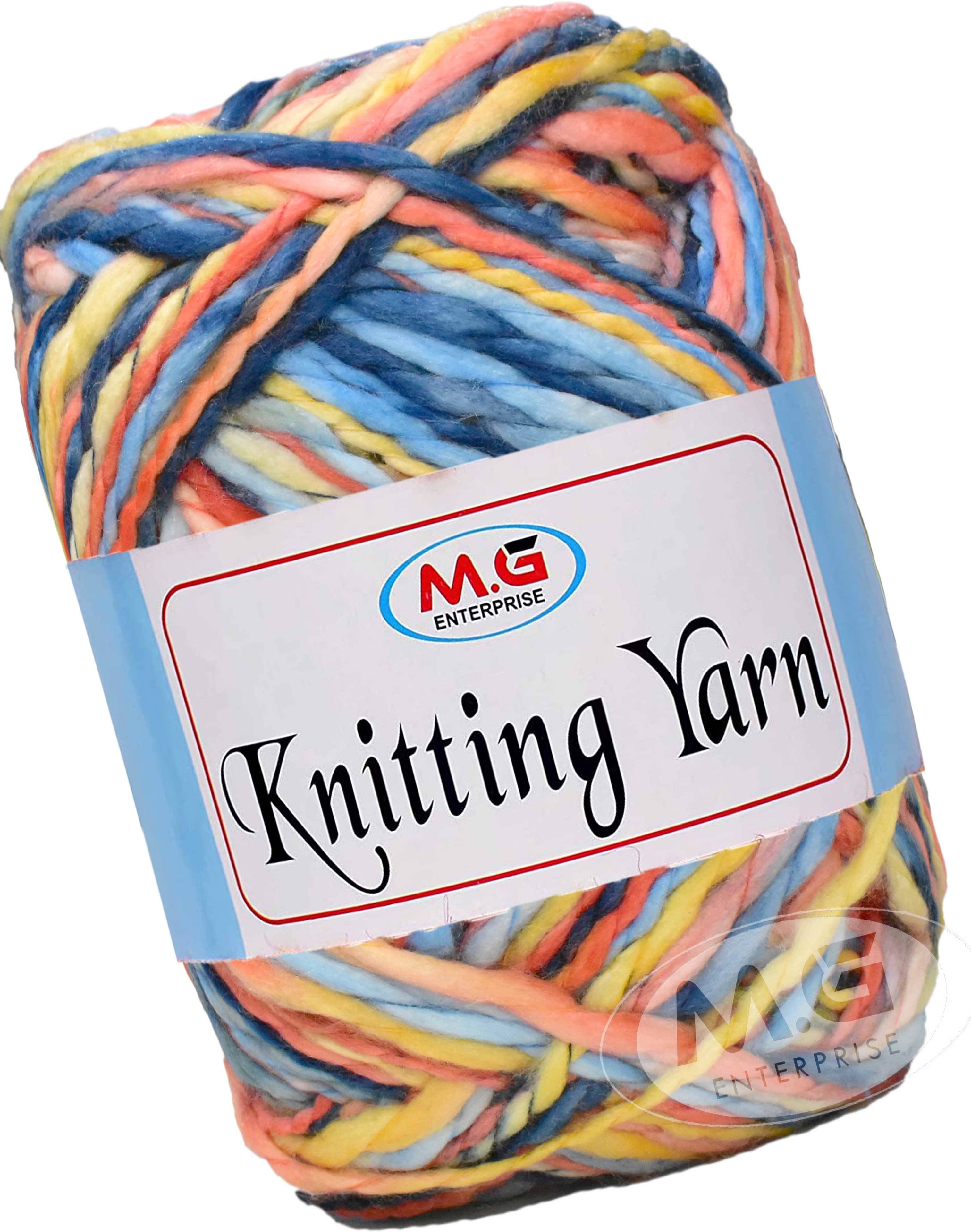     			Knitting Yarn Thick Chunky Wool, Sumo  Macaw 400 gms- Art-HCJ