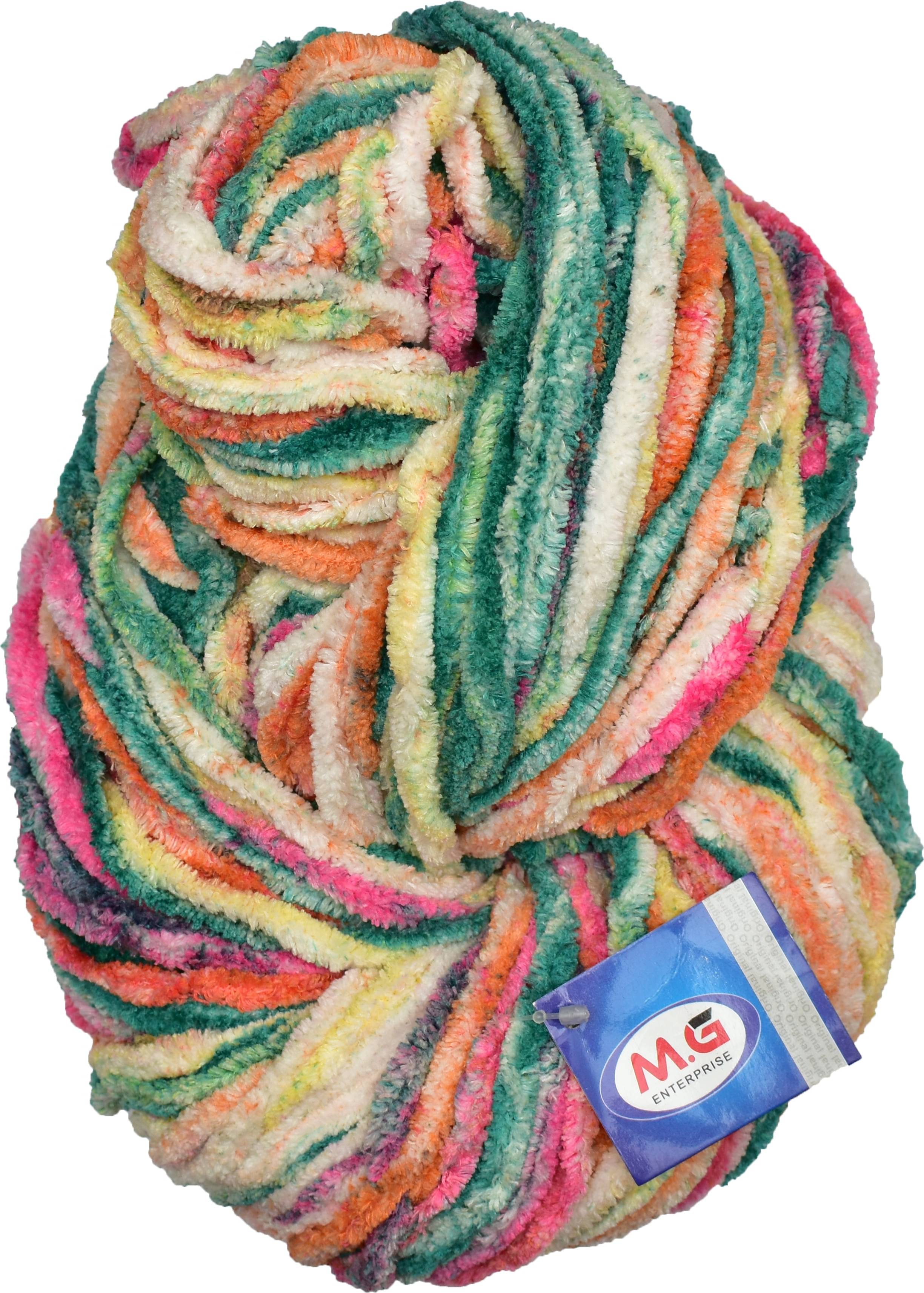     			Knitting Yarn Thick Chunky Wool, Velvety Chritmas 500 gm  Best Used with Knitting Needles, Crochet Needles Wool Yarn for Knitting. By Gang X YA