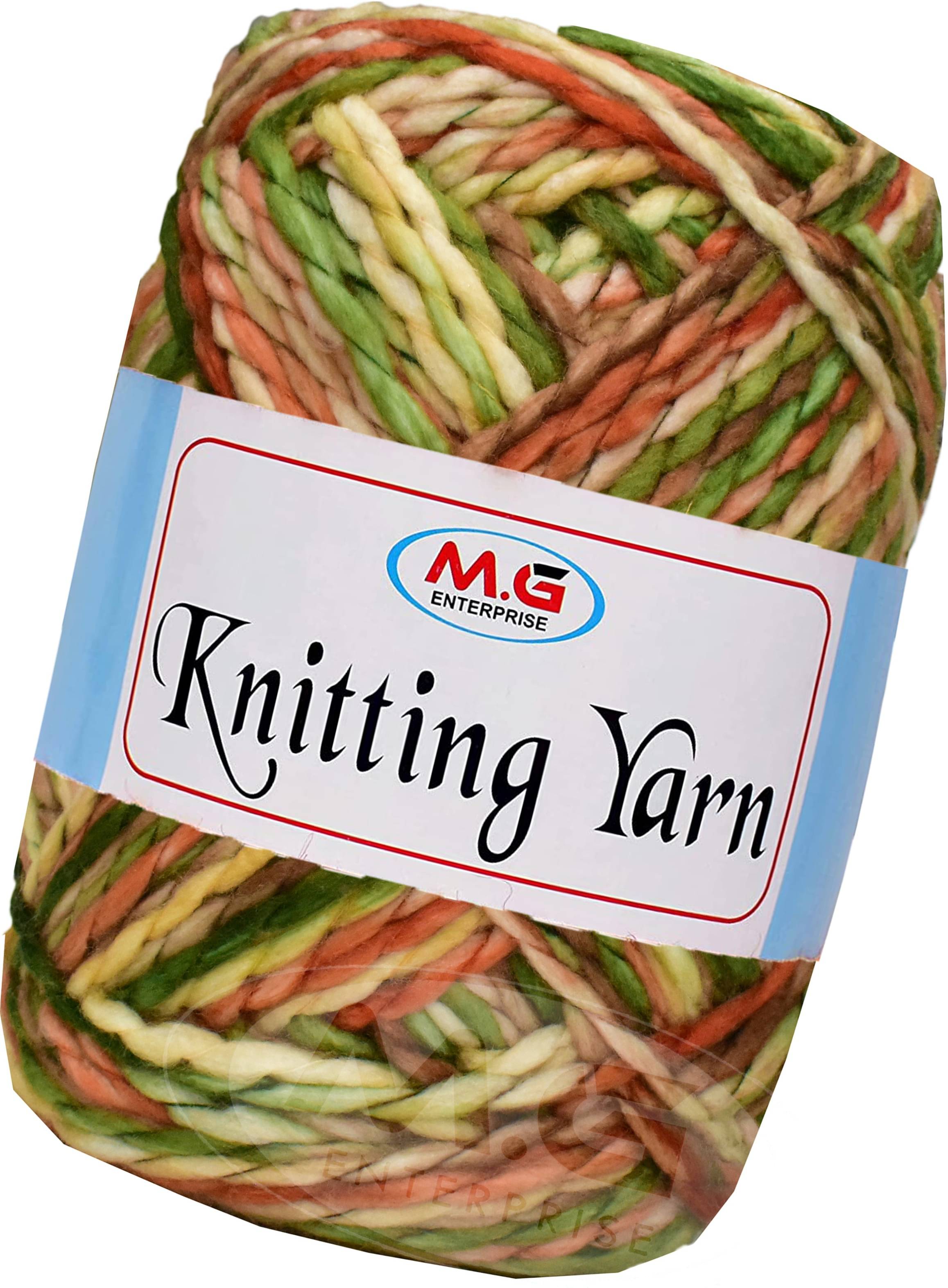     			Knitting Yarn Thick Chunky Wool,Sumo  Army 400 gms-GB Art-HAH