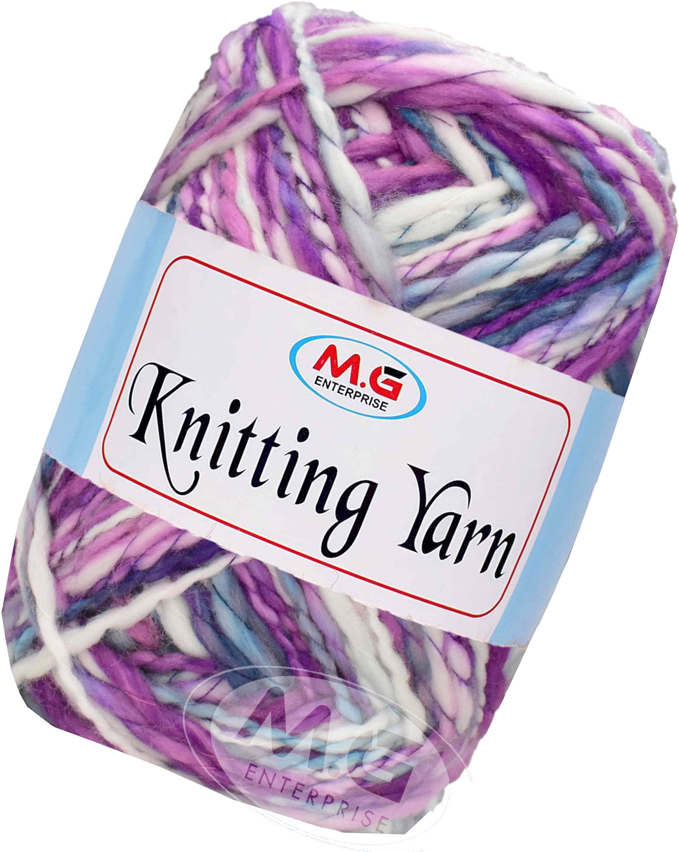     			Knitting Yarn Thick Chunky Wool, Sumo  Magenta 300 gms- Art-HCA