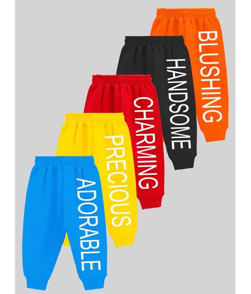 Kuchipoo Pack of 5 Boys Cotton Blend Trackpant ( Multicolor ) Kuchipoo Pack of 5 Boys Cotton Blend Trackpant ( Multicolor )