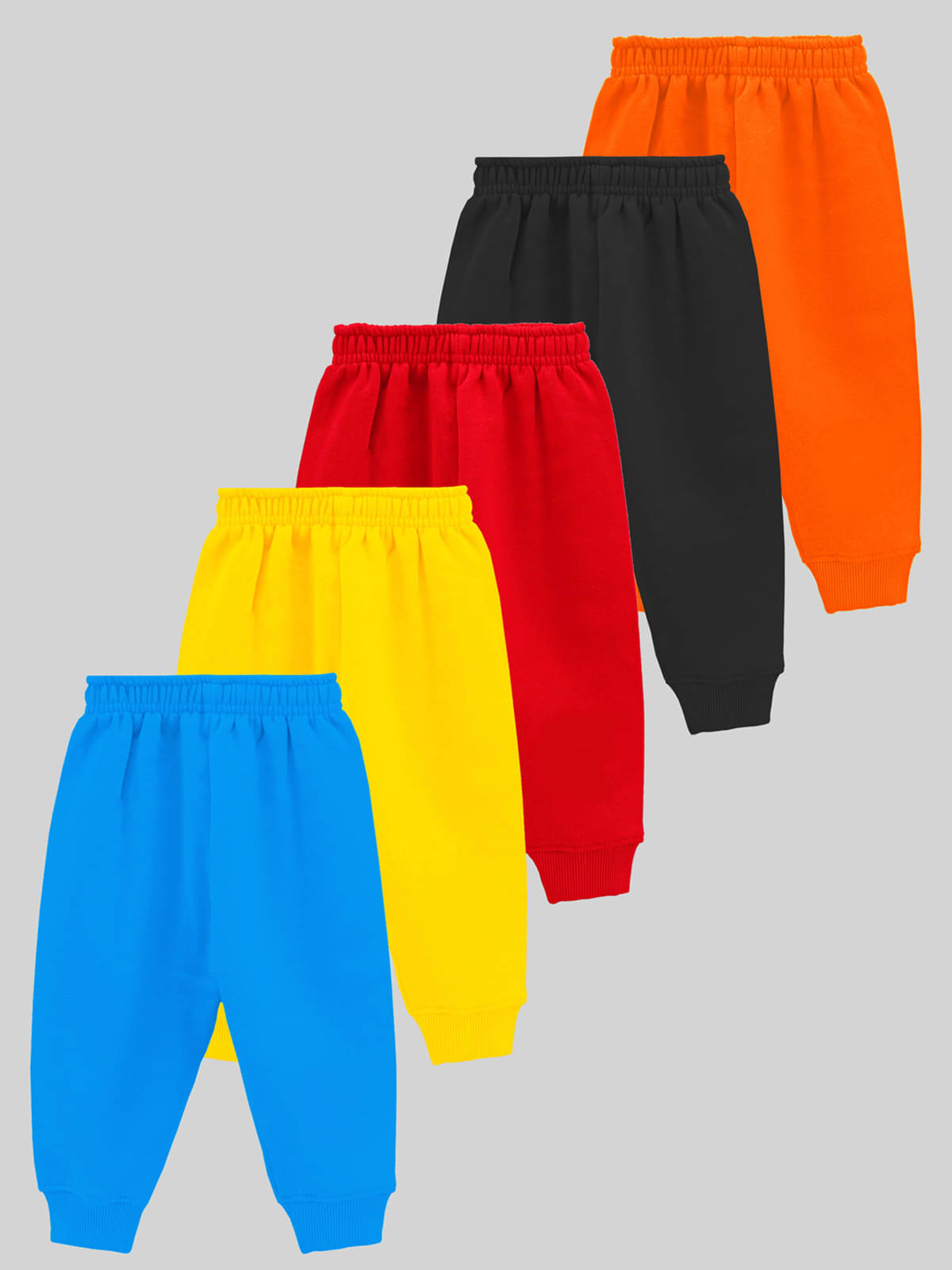 Kuchipoo Pack of 5 Boys Cotton Blend Trackpant ( Multicolor ) Kuchipoo Pack of 5 Boys Cotton Blend Trackpant ( Multicolor )