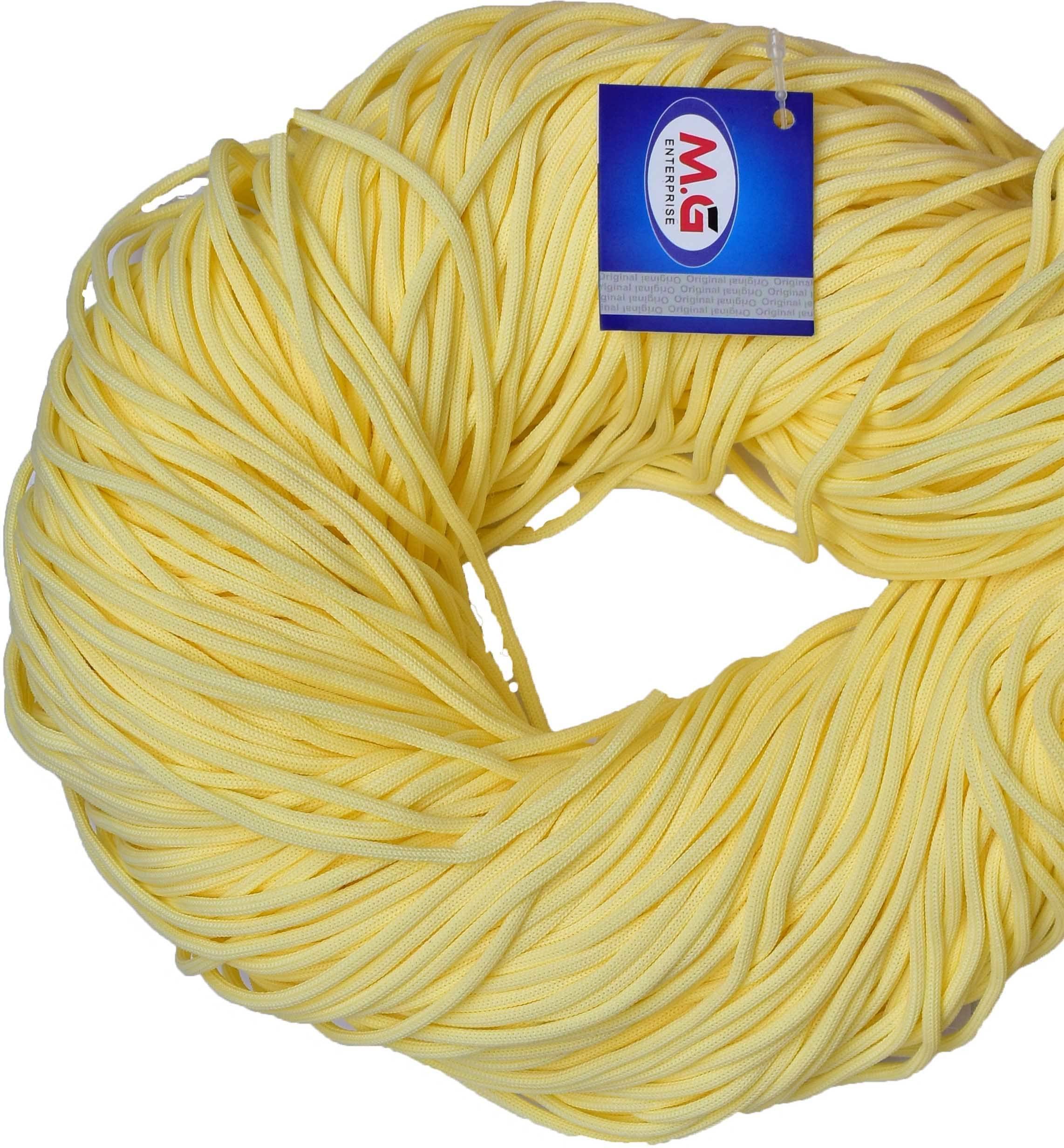     			Macrame Cream Braided Cord Thread Nylon knot Rope sturdy cording, mildew resistant DIY 3 mm 200 m for Jewelry Making, Bags & art craft