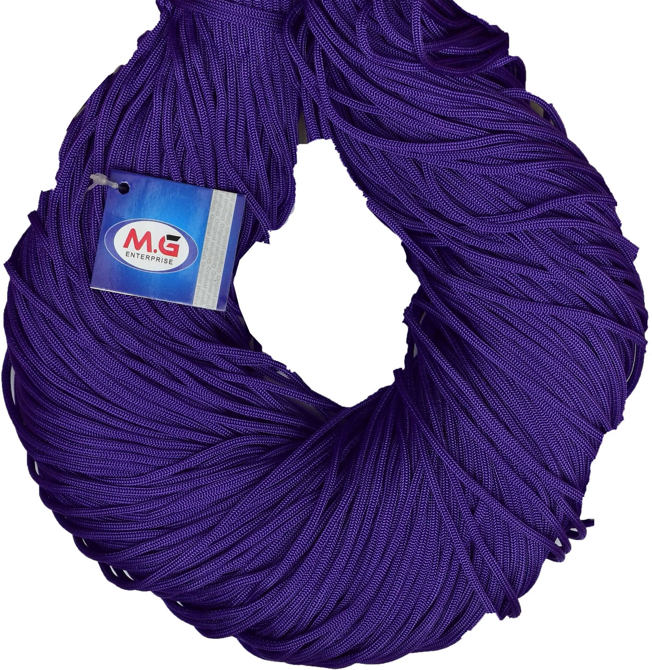     			Macrame Falsa Braided Cord Thread Nylon knot Rope sturdy cording, mildew resistant DIY 3 mm 100 m for Jewelry Making, Bags & art craft