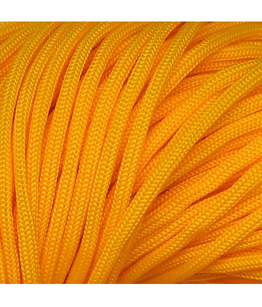 Macrame Orange Braided Cord Thread Nylon knot Rope sturdy cording, mildew resistant DIY 3 mm 15 m for Jewelry Making, Bags & art craf O PA - Stationery | Buy online on ZillyBuy