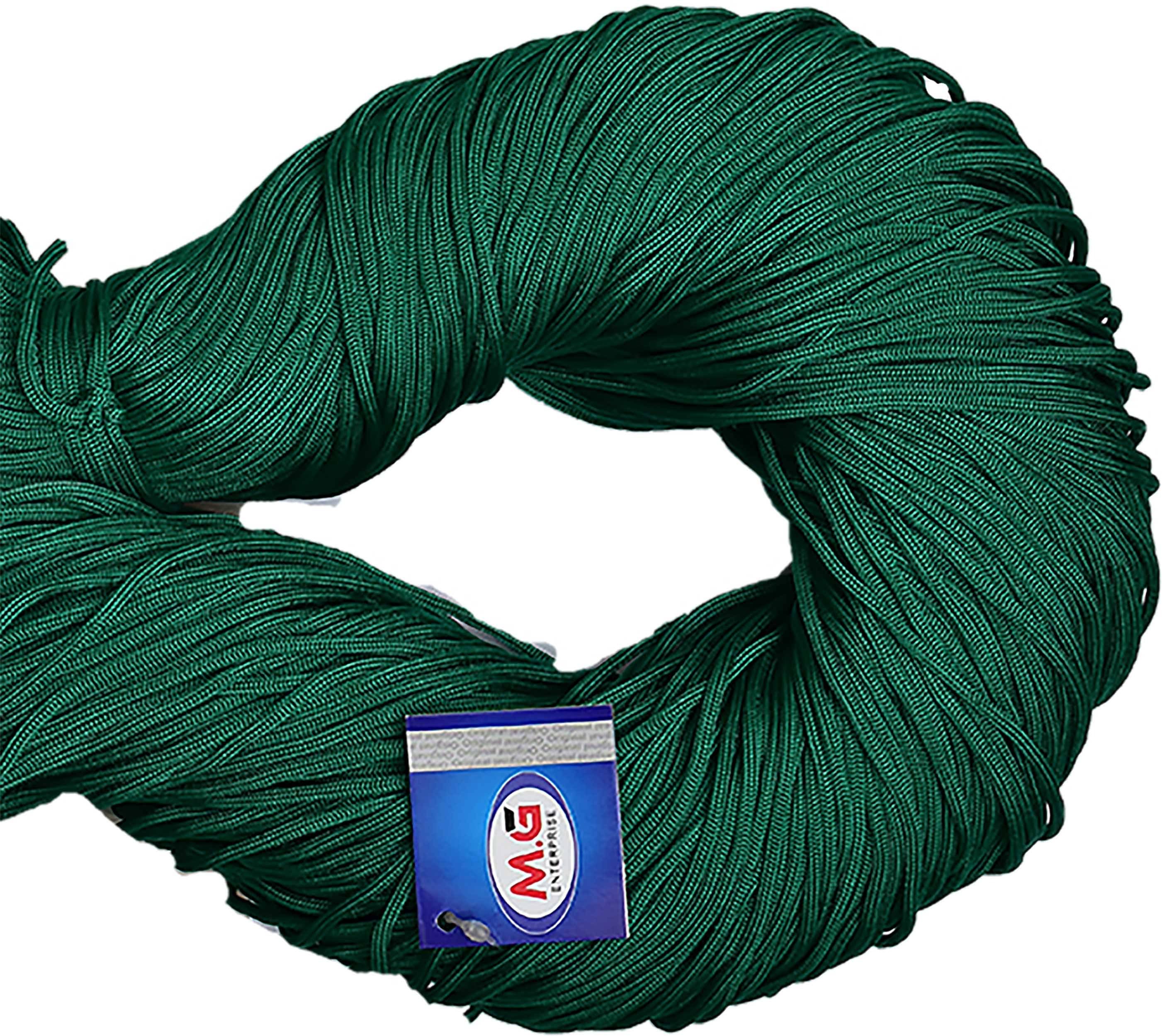     			Macrame Teal Braided Cord Thread Nylon knot Rope sturdy cording, mildew resistant DIY 3 mm 30 m for Jewelry Making, Bags & art craf P QB