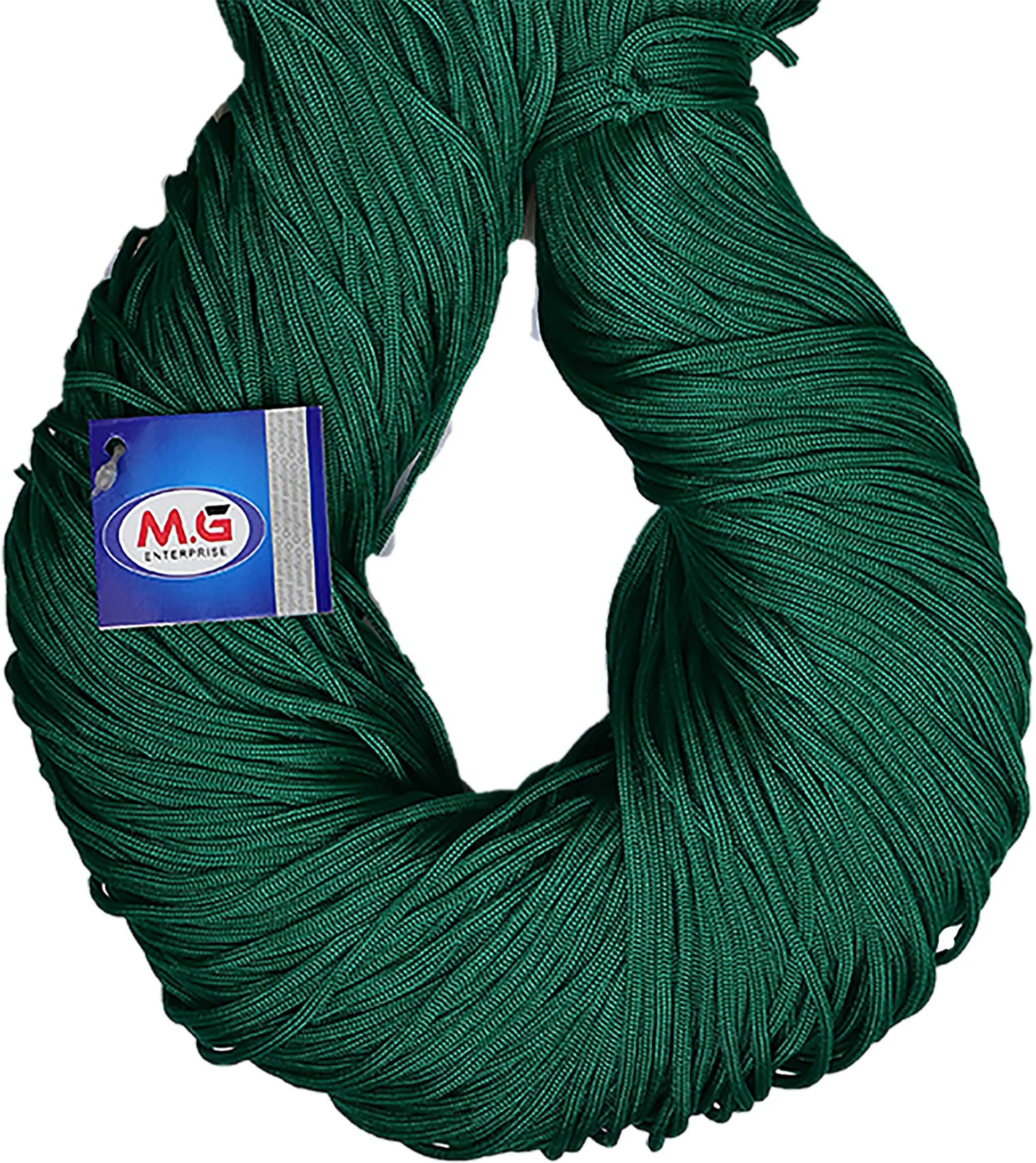    			Macrame Teal Braided Cord Thread Nylon knot Rope sturdy cording, mildew resistant DIY 3 mm 100 m for Jewelry Making, Bags & art craft
