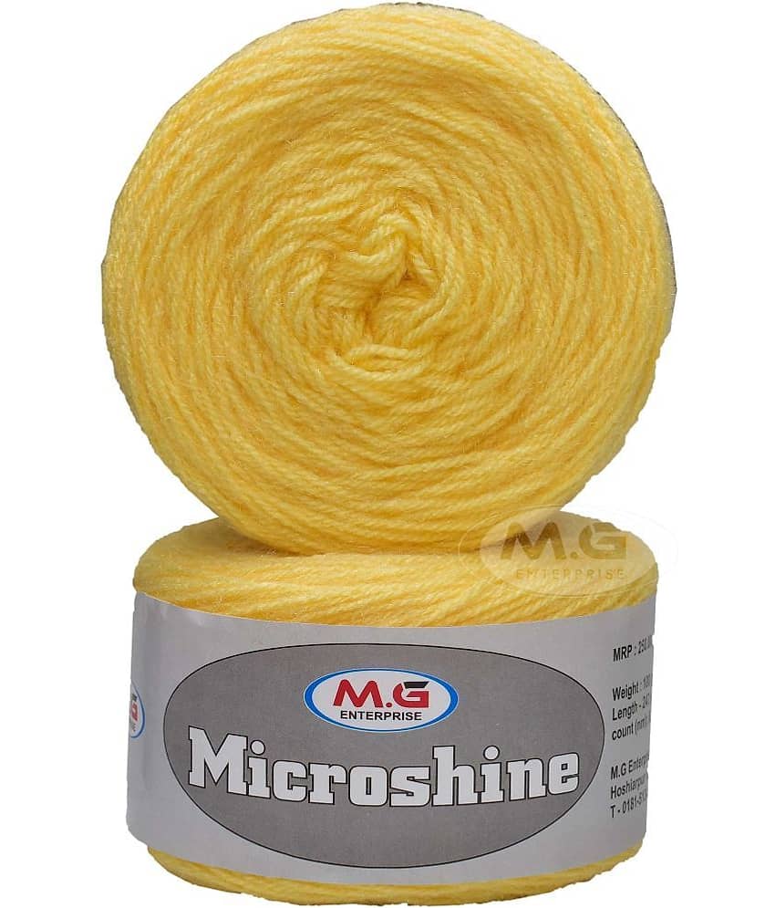 Microshine Dark Cream (200 gm) Wool Hank Hand knitting wool / Art Craft soft fingering crochet hook yarn, needle knitting yarn thread dye T JA - Stationery | Buy online on ZillyBuy