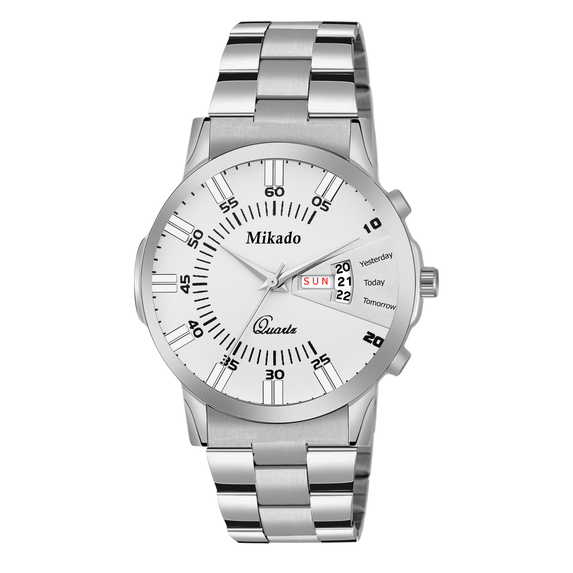     			Mikado Silver Metal Analog Men's Watch