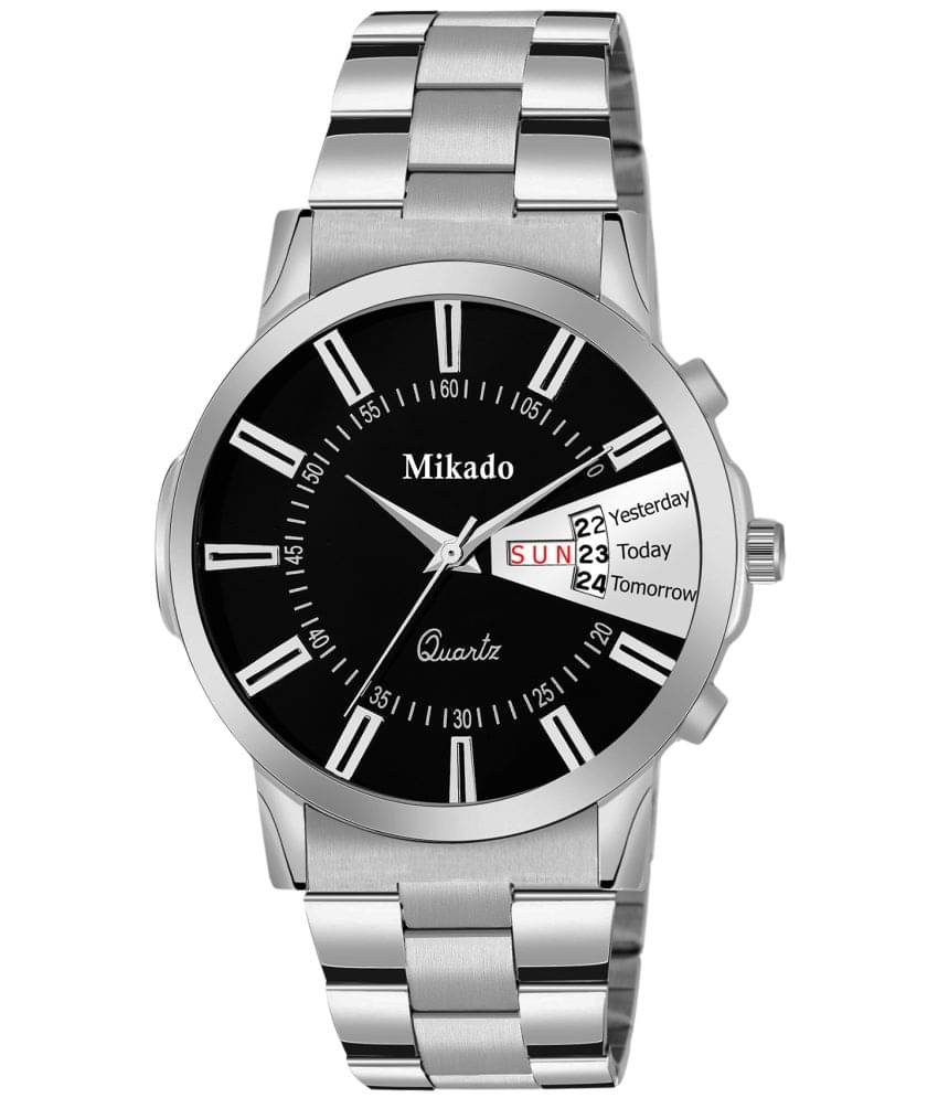     			Mikado Silver Metal Analog Men's Watch
