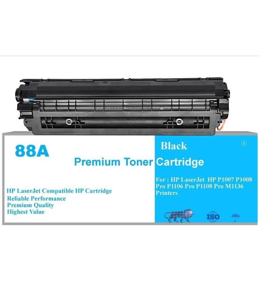     			NMPD CC388A Black Black only Cartridge for Compatible P1007