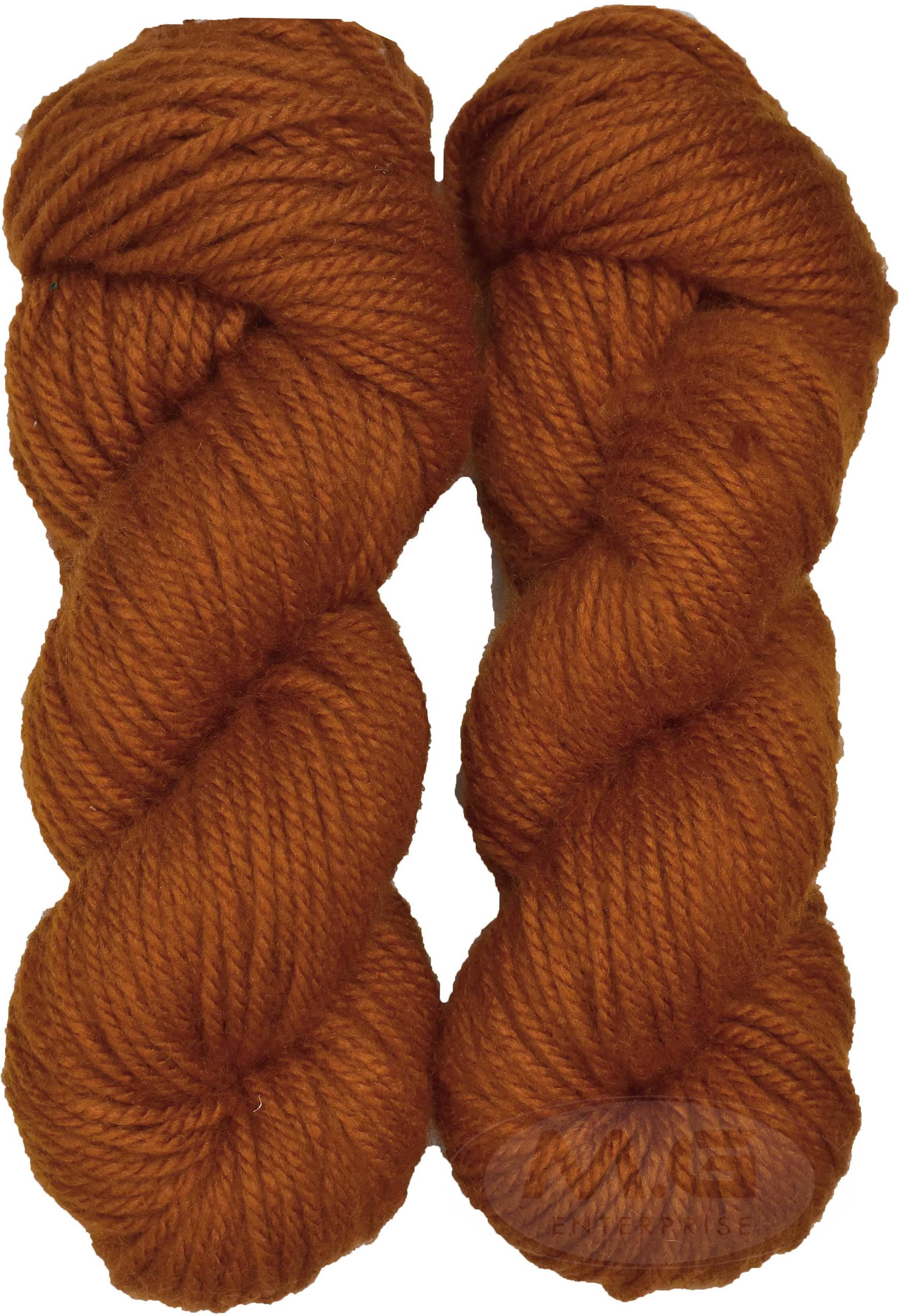     			Oswal Knitting Yarn Thick Chunky Wool, Brown 500 gm ART - AJIF