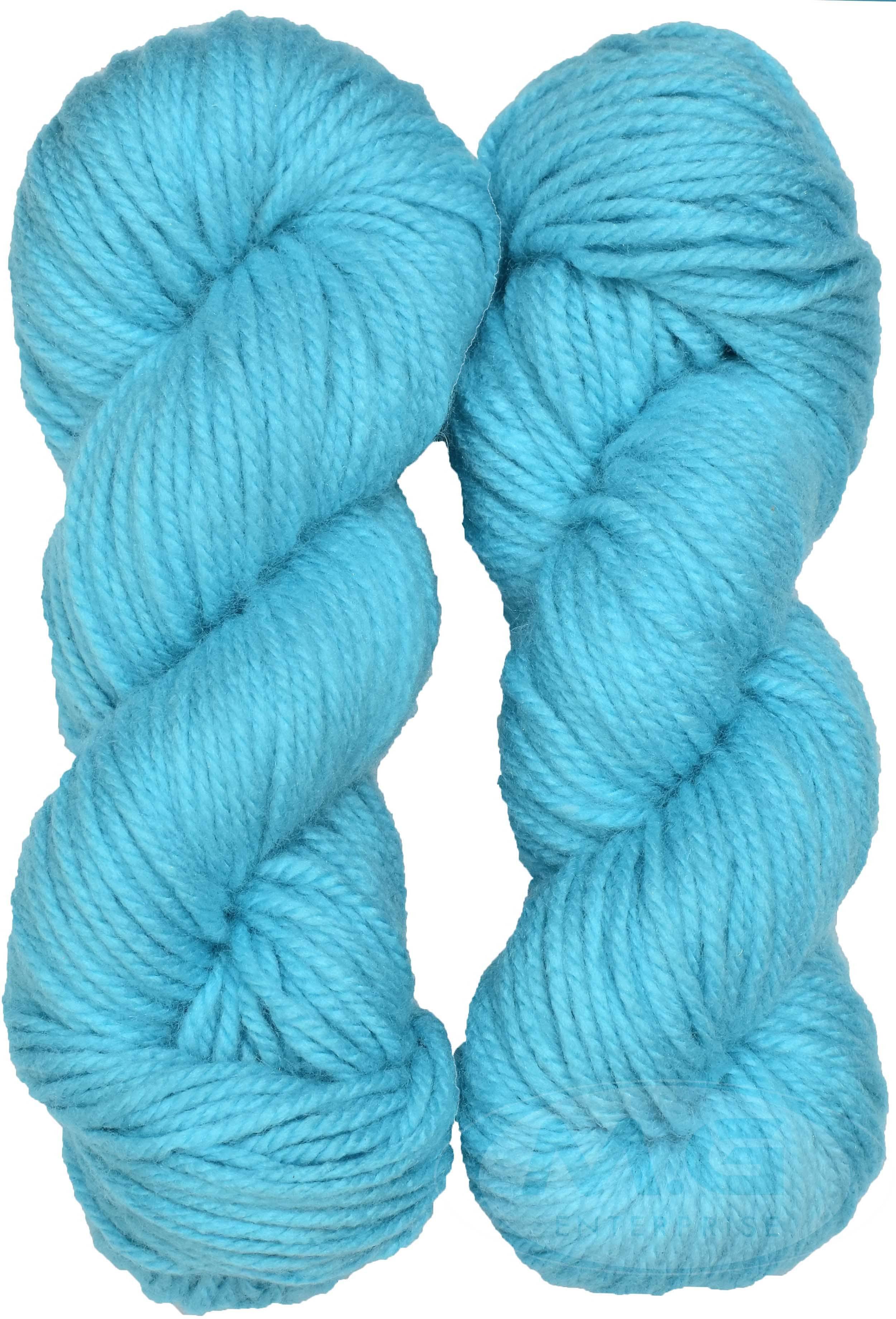     			Oswal Knitting Yarn Thick Chunky Wool, Sky Blue 500 gm ART - AAAA