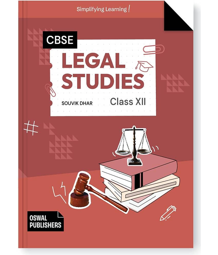 Oswal Legal Studies Textbook for CBSE Class 12 : By Souvik Dhar - Stationery | Buy online on ZillyBuy