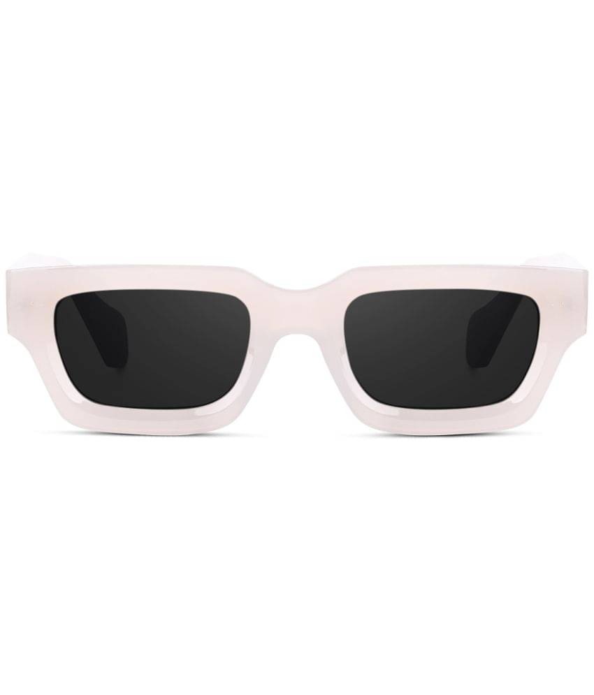 Peter Jones White Rectangular Sunglasses ( Pack of 1 ) Peter Jones White Rectangular Sunglasses ( Pack of 1 )