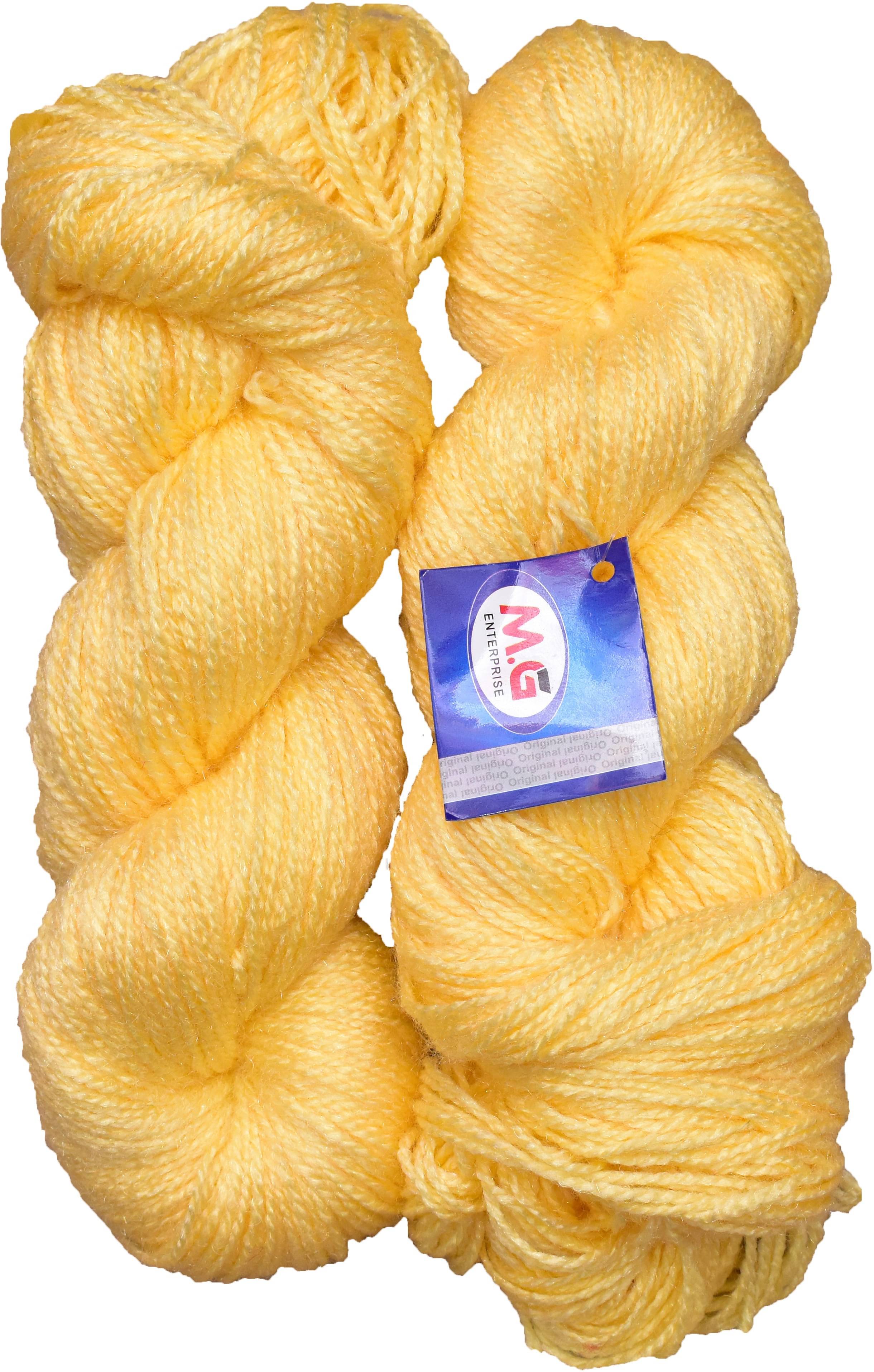     			Rabit Excel Dark Cream (400 gm)  Wool Hank Hand knitting wool / Art Craft soft fingering crochet hook yarn, needle knitting yarn thread dyed