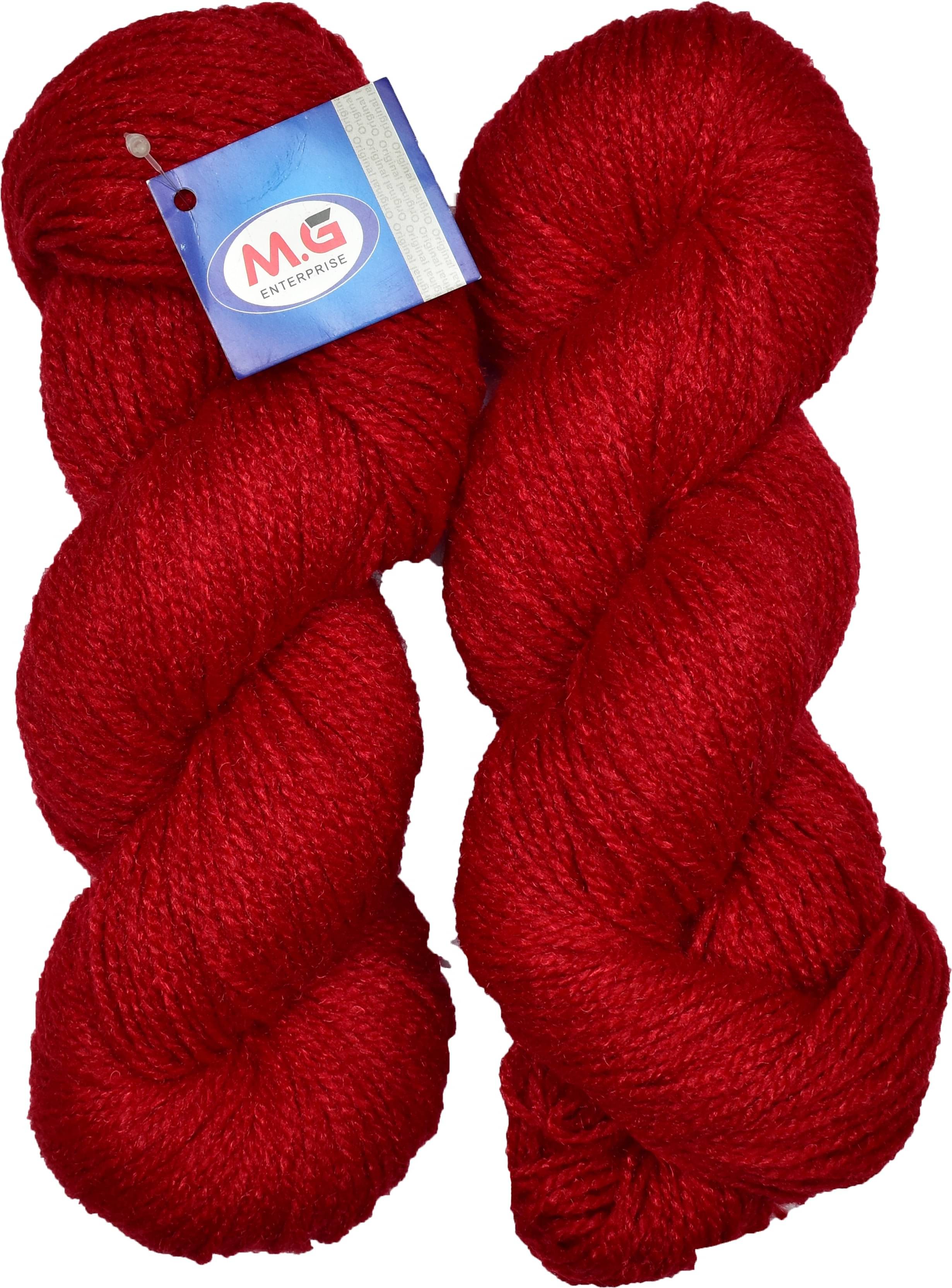     			Rabit Excel Deep Red (500 gm)  Wool Hank Hand knitting wool / Art Craft soft fingering crochet hook yarn, needle knitting yarn thread dye V WB