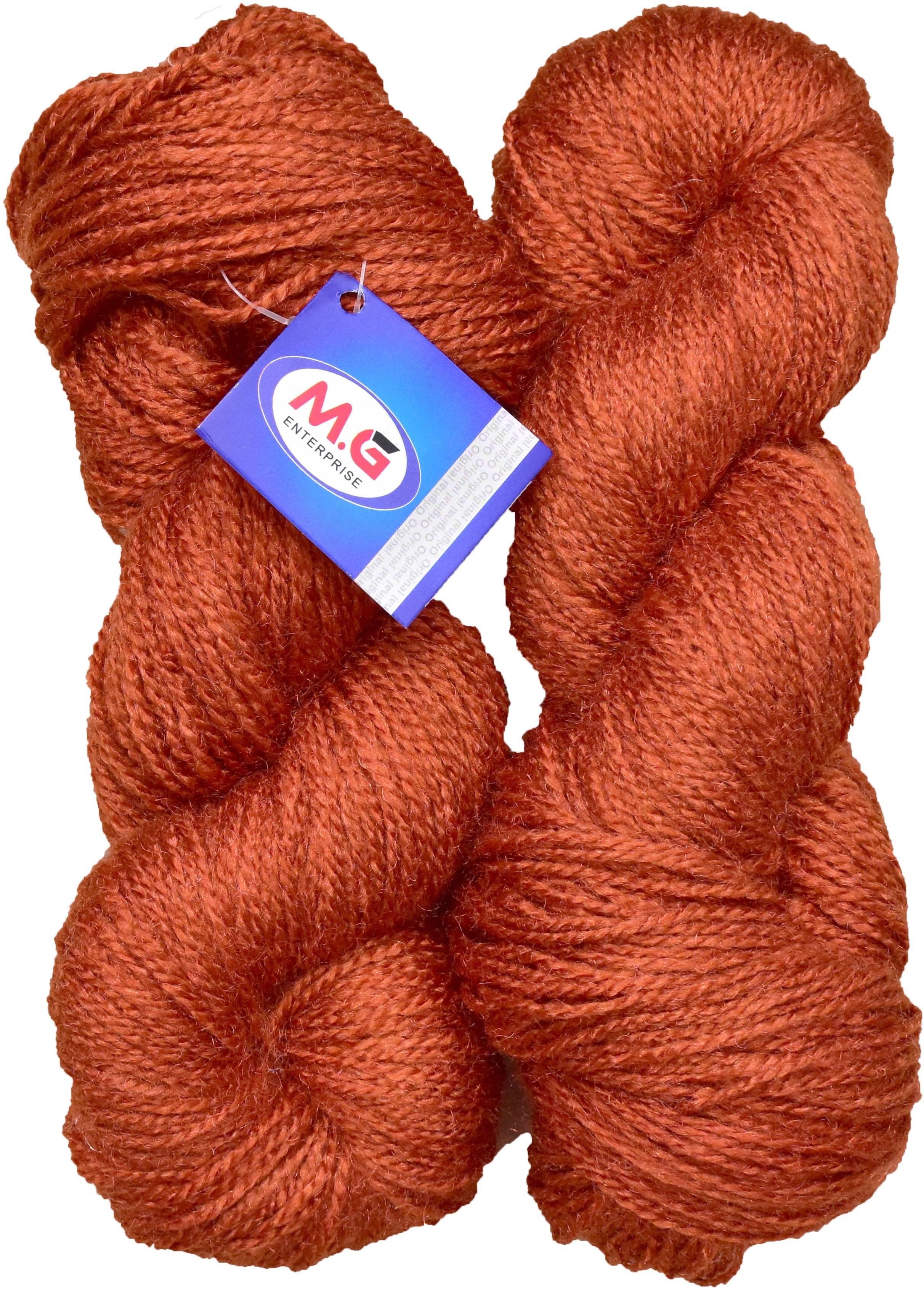     			Rabit Excel Rust (300 gm)  Wool Hank Hand knitting wool / Art Craft soft fingering crochet hook yarn, needle knitting yarn thread dye Q RC