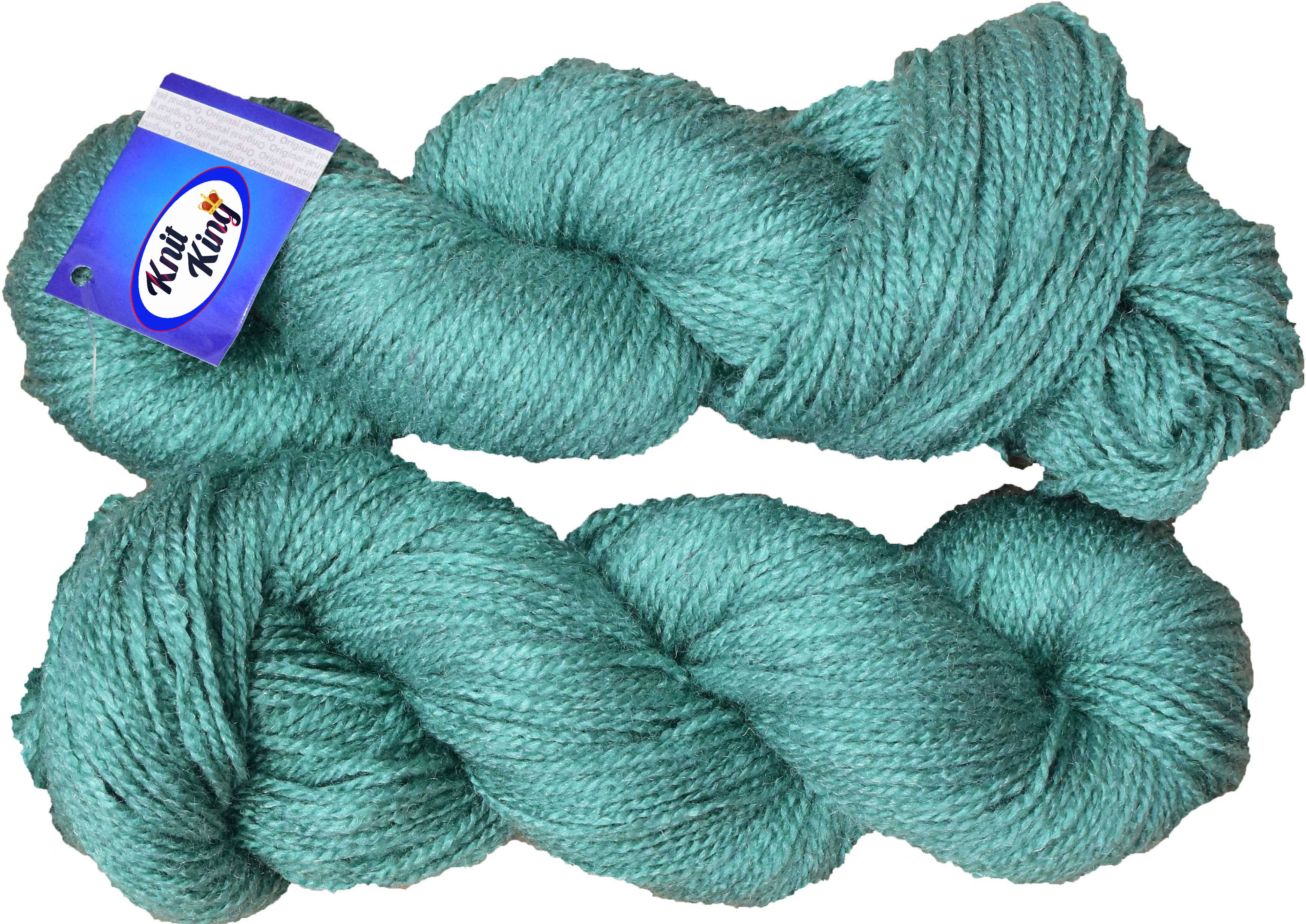     			Rabit Excel Turquoise (200 gm)  Wool Hank Hand knitting wool / Art Craft soft fingering crochet hook yarn, needle knitting yarn thread dyed