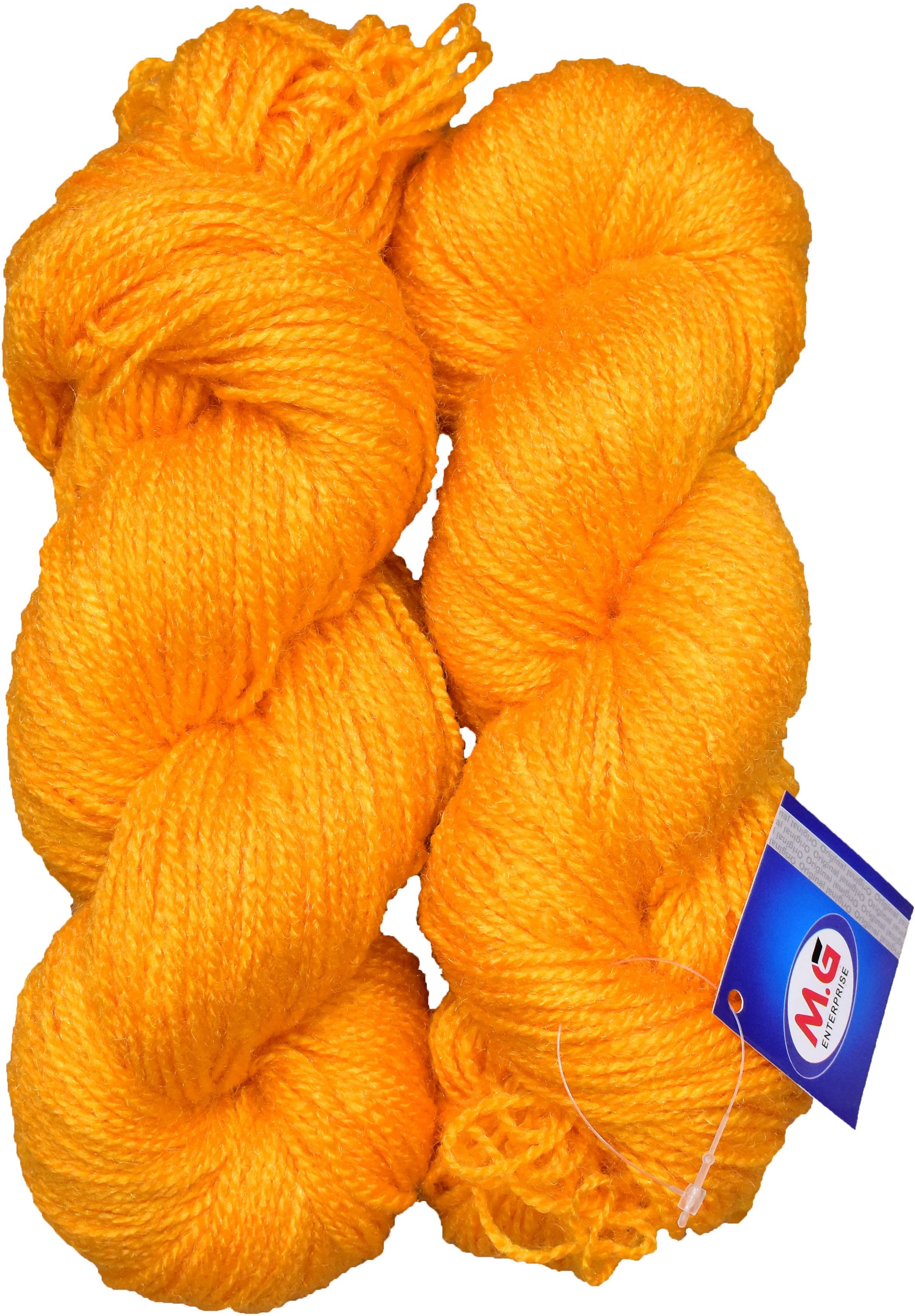     			Rabit Excel Yellow (200 gm)  Wool Hank Hand knitting wool / Art Craft soft fingering crochet hook yarn, needle knitting yarn thread dyed
