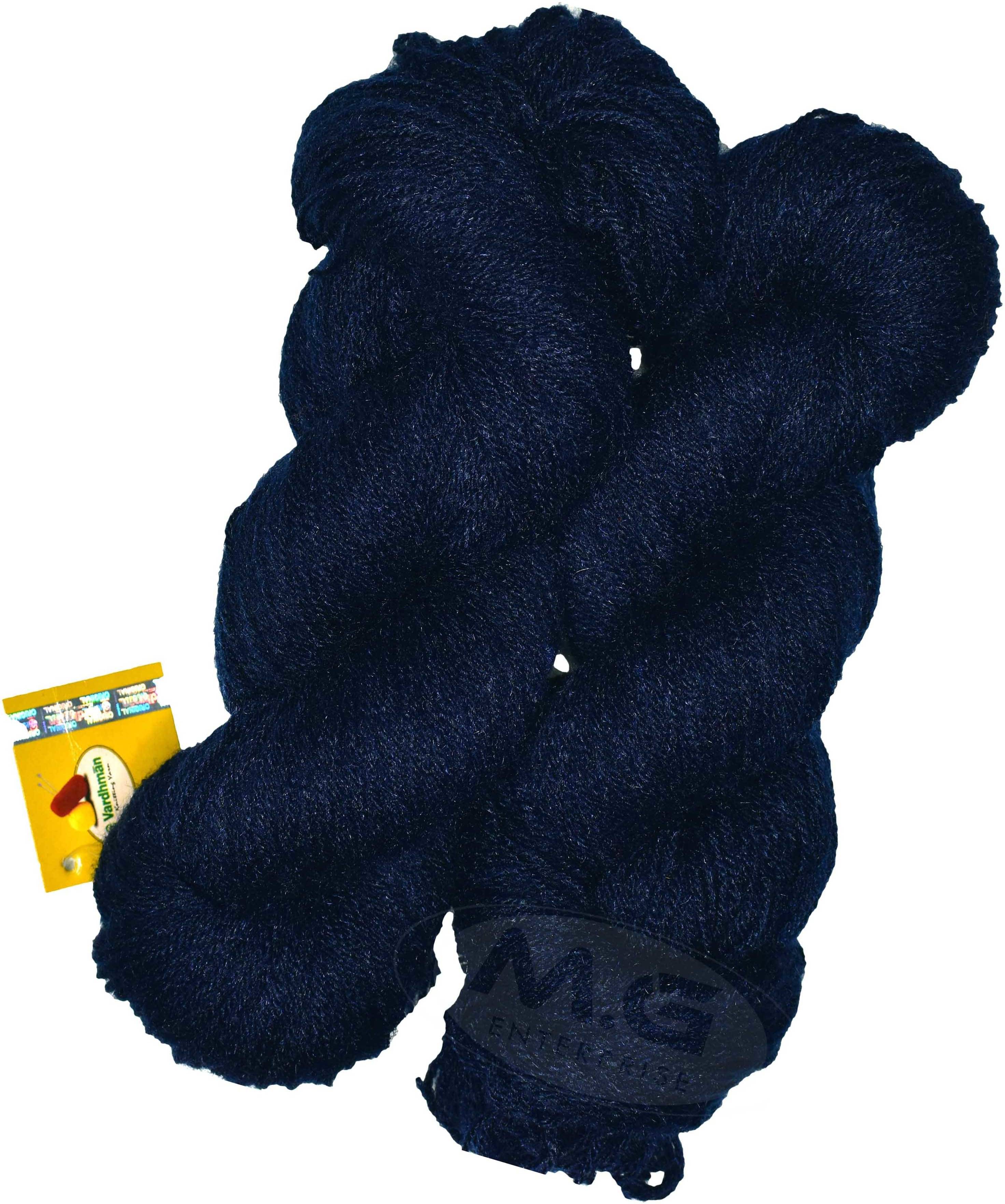     			Represents H VARDHMAN Knitting Yarn Wool Li Navy 400 gm Art-DBC