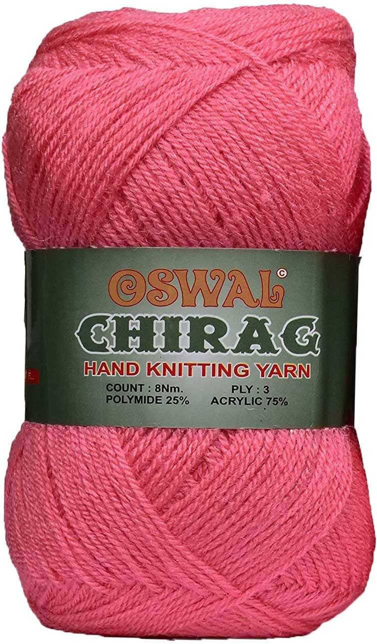     			Represents Oswal Chirag  Gajri 200 gms Wool Ball wool P Art-AJEC