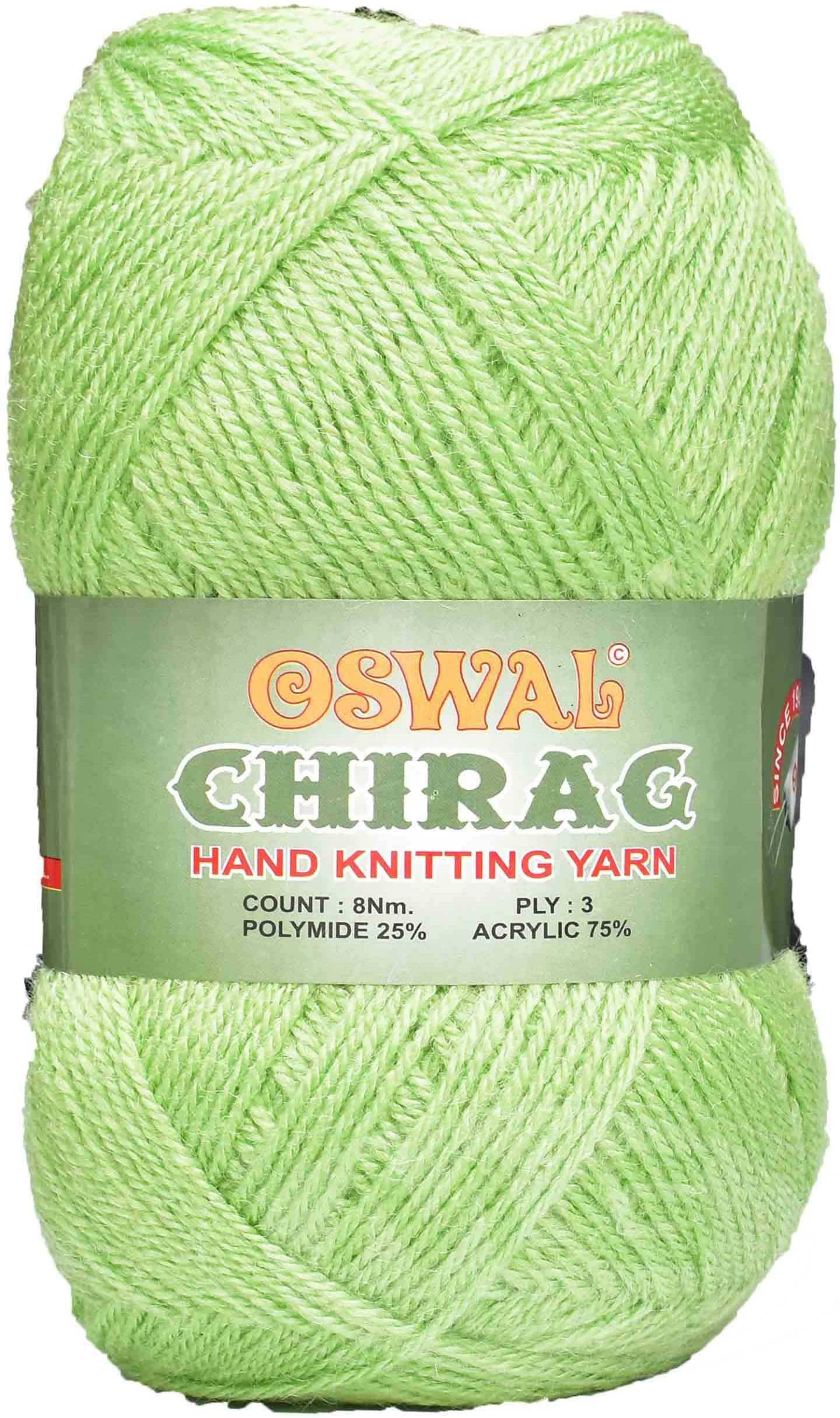     			Represents Oswal Chirag  Light Green 200 gms Wool Ball wool U Art-AJDF